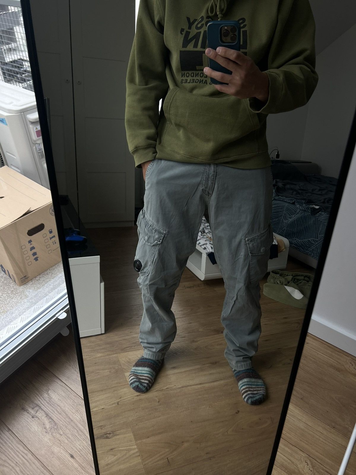 C.P. Company 00’s C.P. COMPANY CASUAL RARE BAGGY MULTIPOCKET CARGO PANTS Size US 34 / EU 50 - 3 Thumbnail