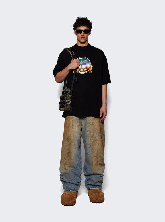 Vetements o1mle0226 Southpark Oversized T-Shirt in Black Size US S / EU 44-46 / 1 - 2 Thumbnail