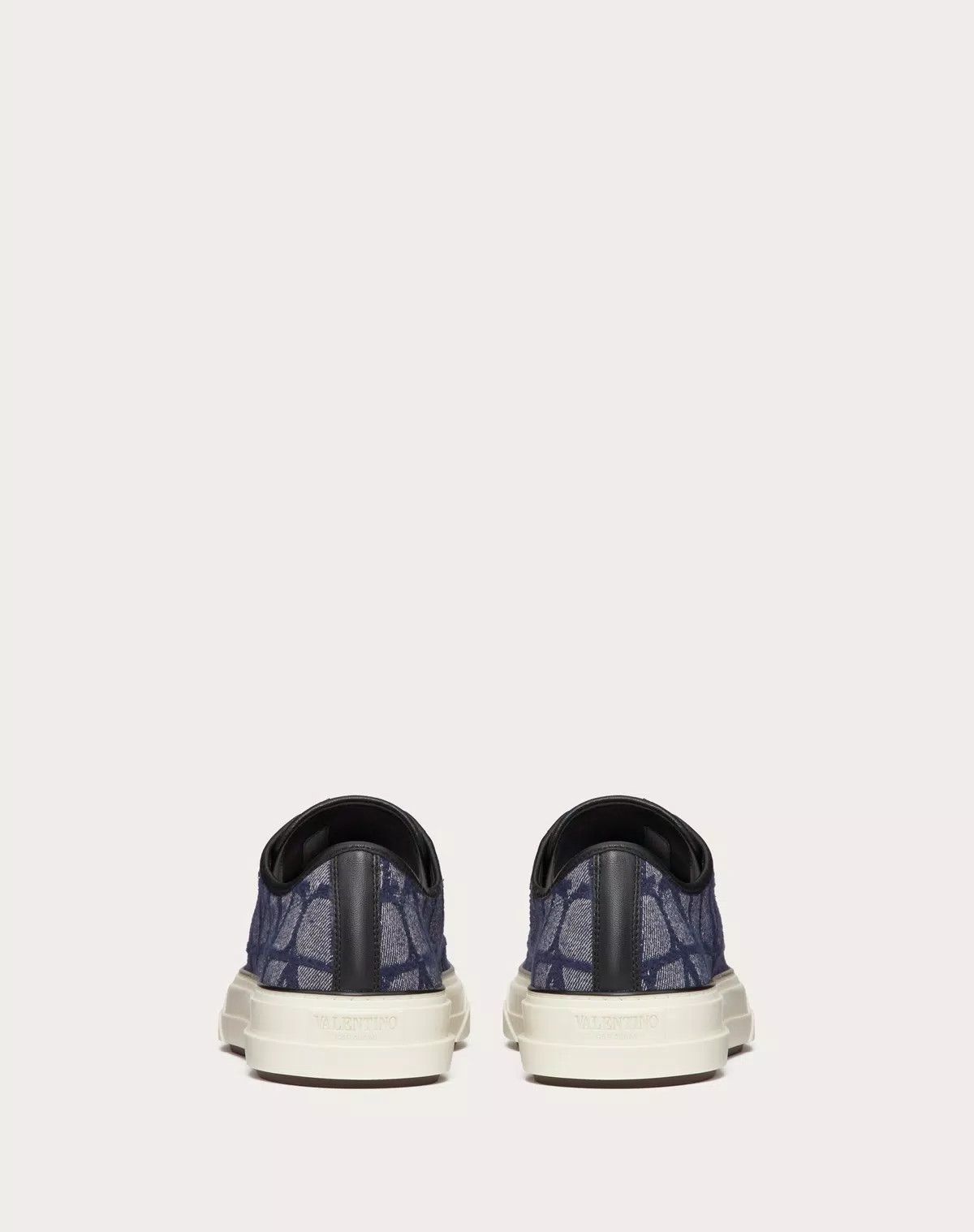 Valentino oc11z0625 Denim Effect Jacquard Sneaker in Multicolor Size US 11 / EU 44 - 3 Thumbnail