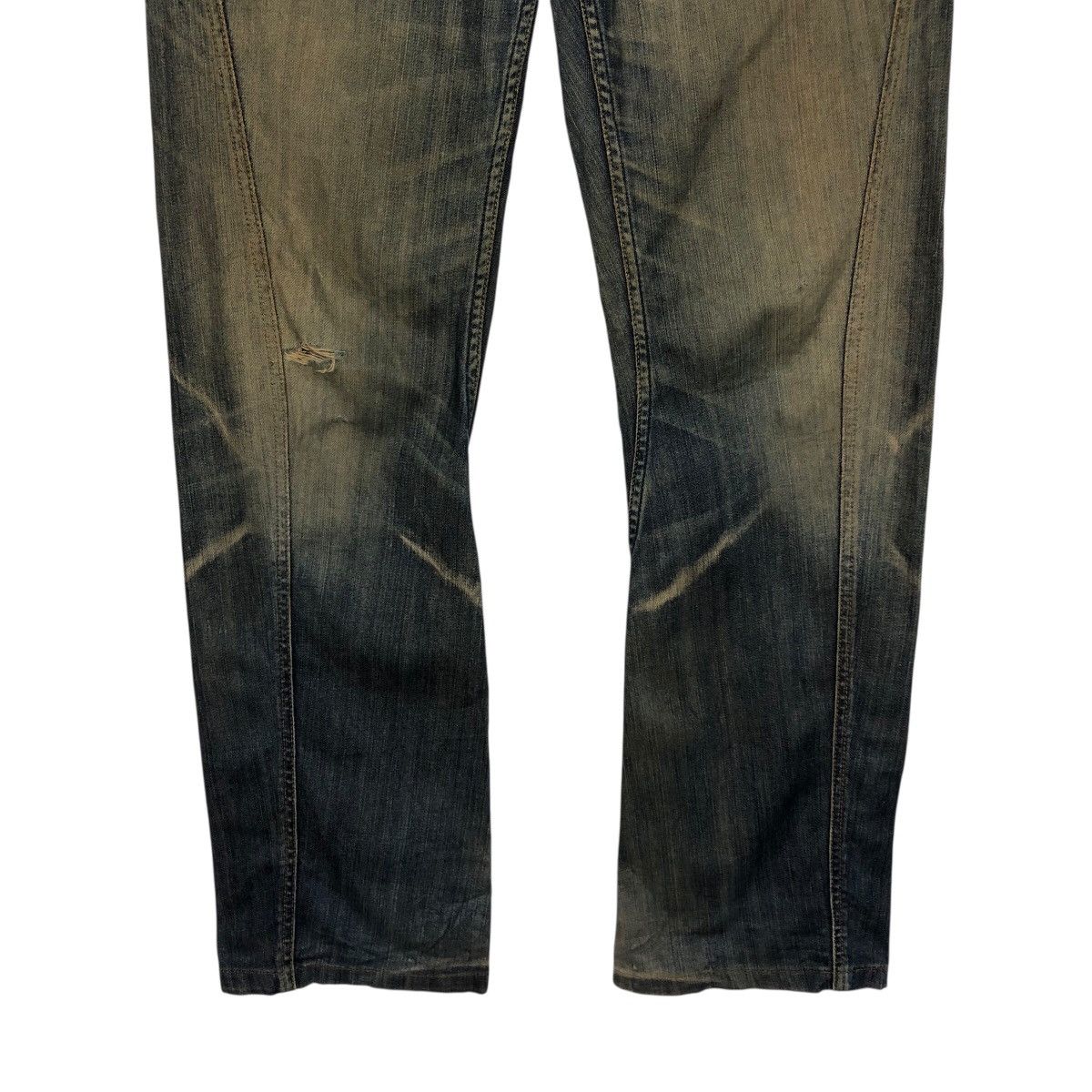 Japanese Brand Monsieur Nicole Vintage Distressed Denim Rare Fade Size 34" / US 12 / IT 48 - 6 Thumbnail