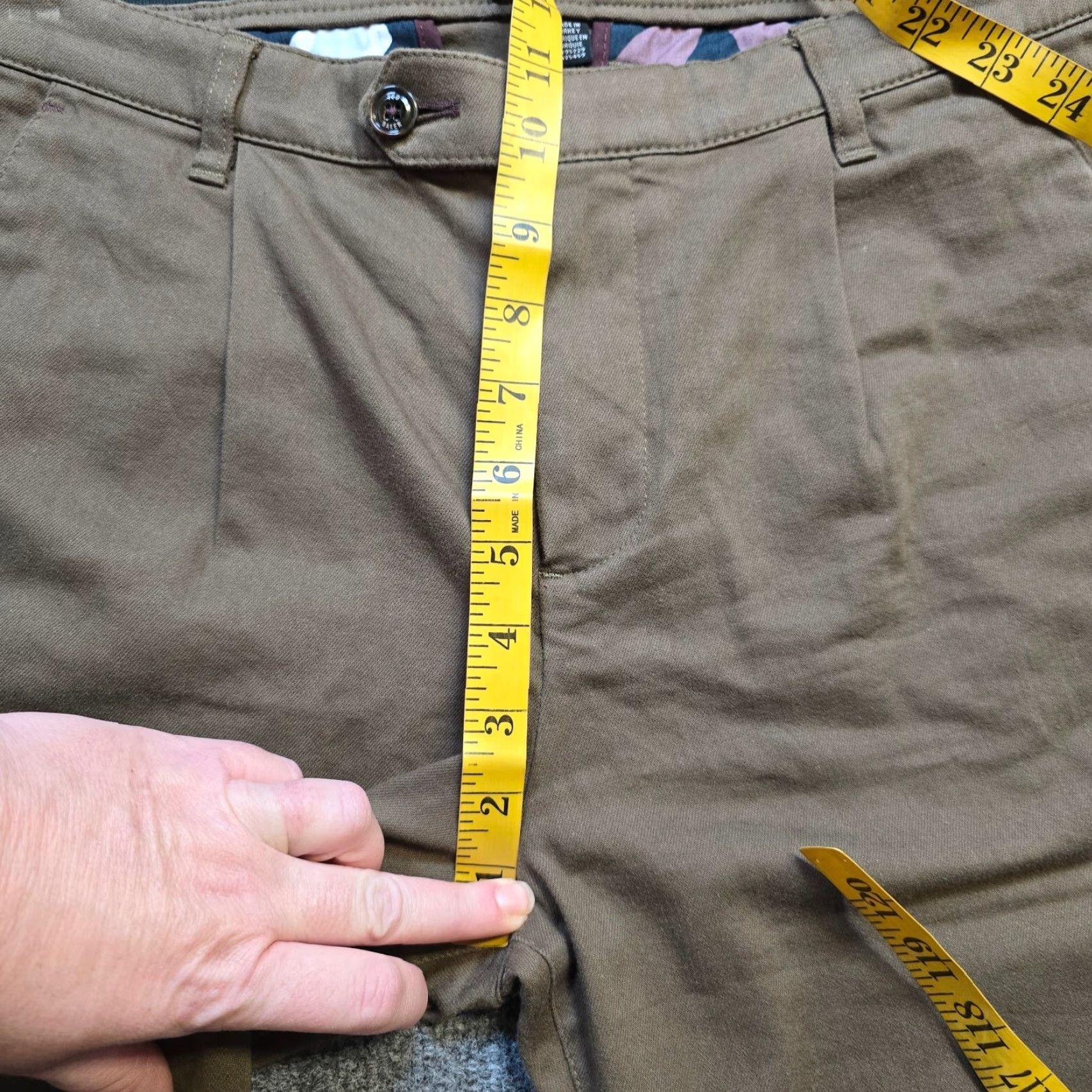 Ted Baker Ted Baker Pants Mens 32 Brown Pleated Cuffed Cropped Classic Casual Preppy Shirt? Size US 32 / EU 48 - 6 Thumbnail