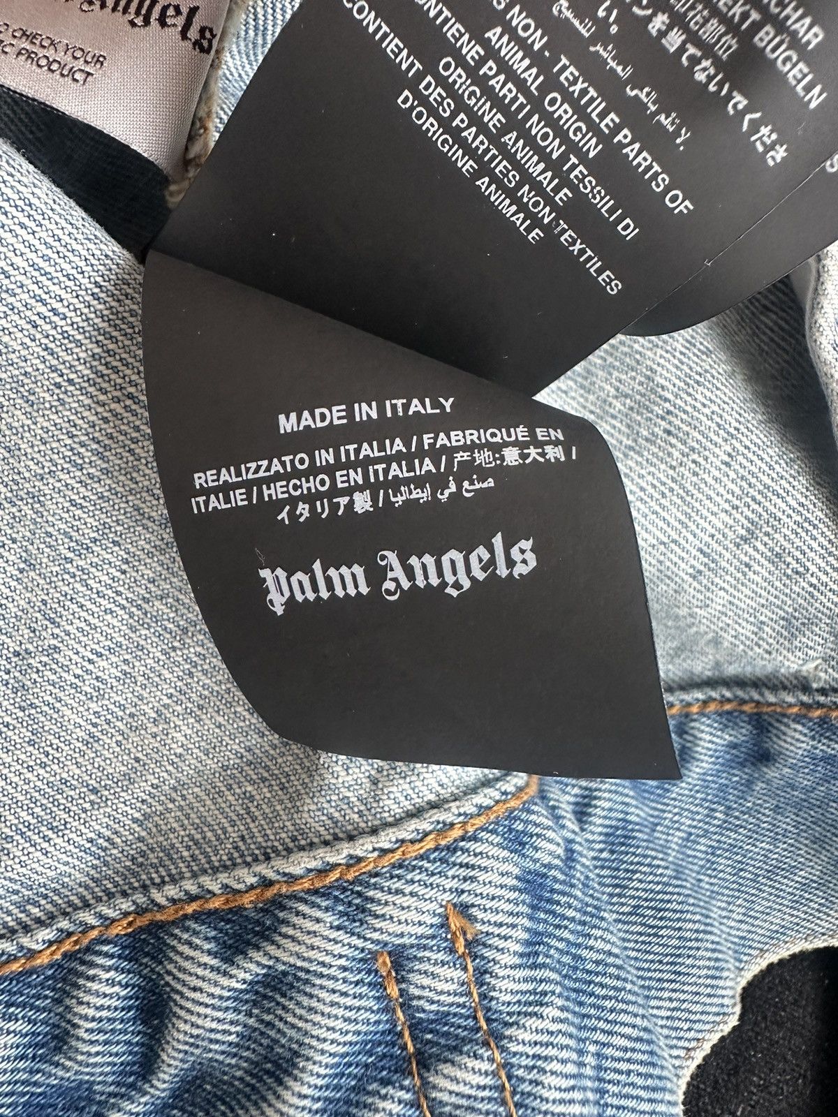 Palm Angels Palm Angels Logo Denim Jacket Size US L / EU 52-54 / 3 - 9 Thumbnail