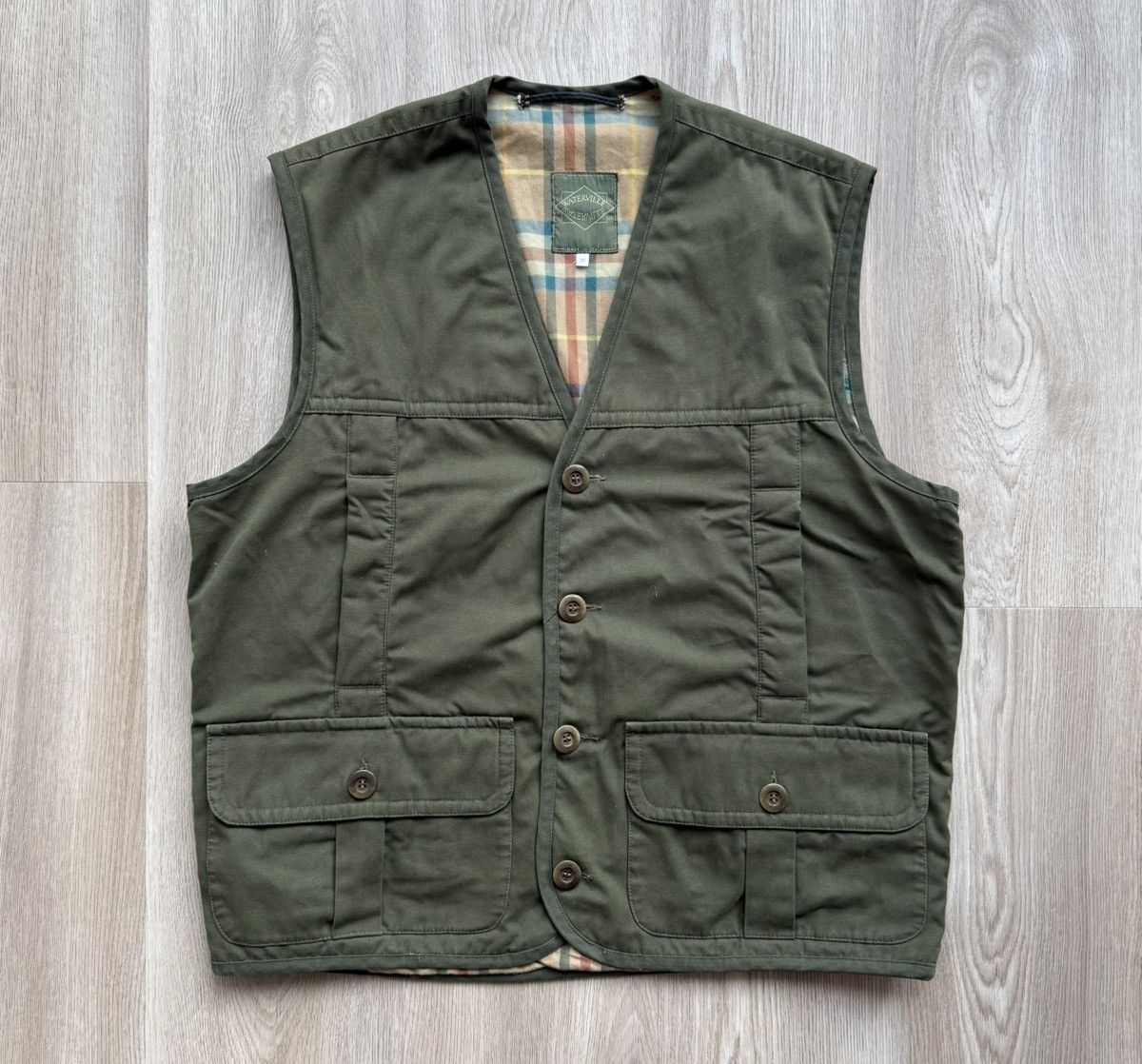 Vintage Vintage Waterville Khaki Hunting Vest Size US L / EU 52-54 / 3 - 1 Thumbnail