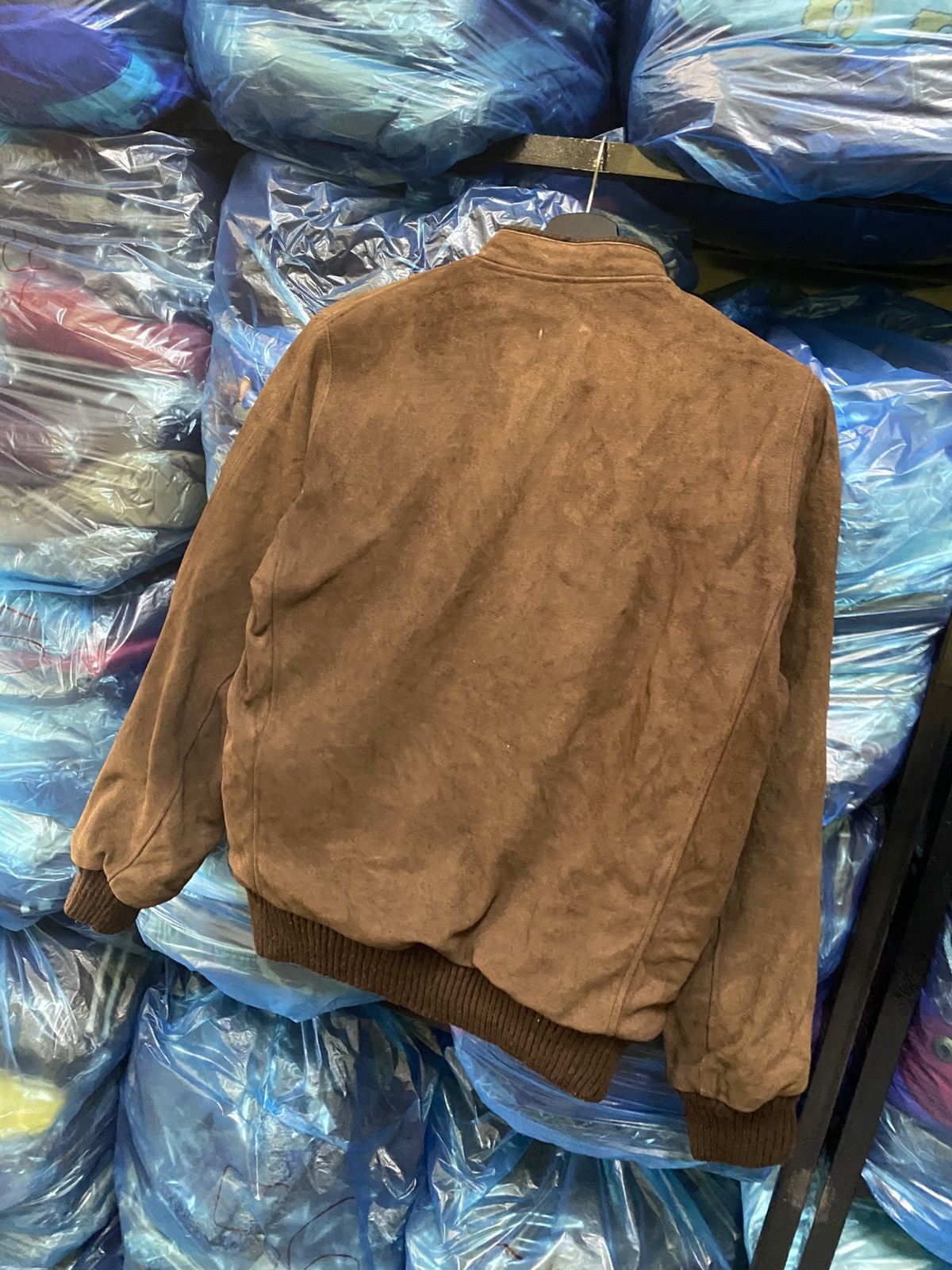 Japanese Brand Vintage 80s Eroica Tokyo Osaka Brown Suede Leather Bomber Size US M / EU 48-50 / 2 - 12 Thumbnail