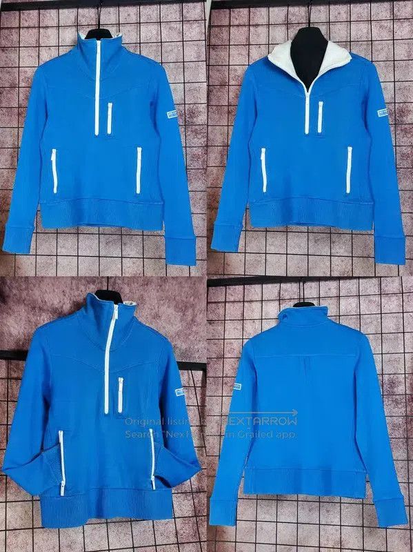 Burberry Burberry Blue Cotton Blend Pullover Sweatshirt. Size S / US 4 / IT 40 - 9 Thumbnail