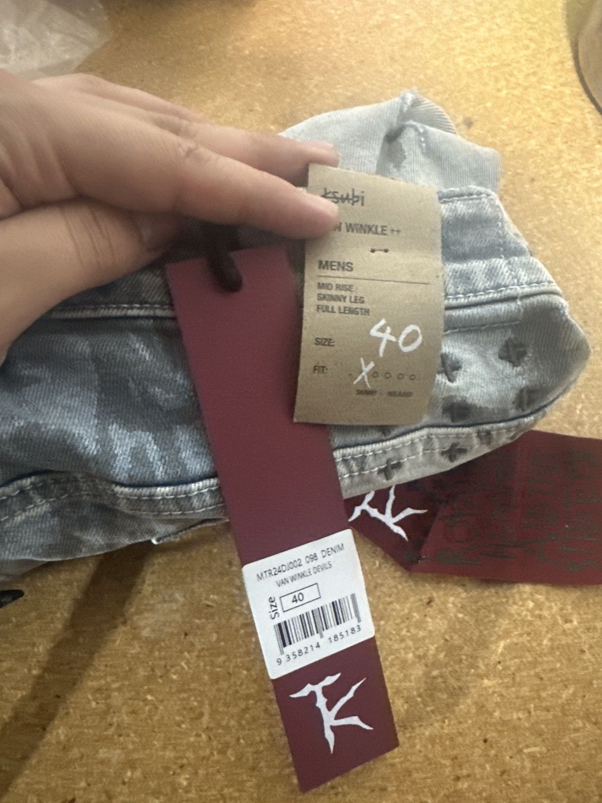 Other Ksubi x Trippie Redd van winkle devils jeans Size US 40 / EU 56 - 5 Thumbnail