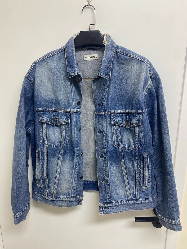Balenciaga Balenciaga size 34 Denim Jacket Size S / US 4 / IT 40 - 1 Thumbnail