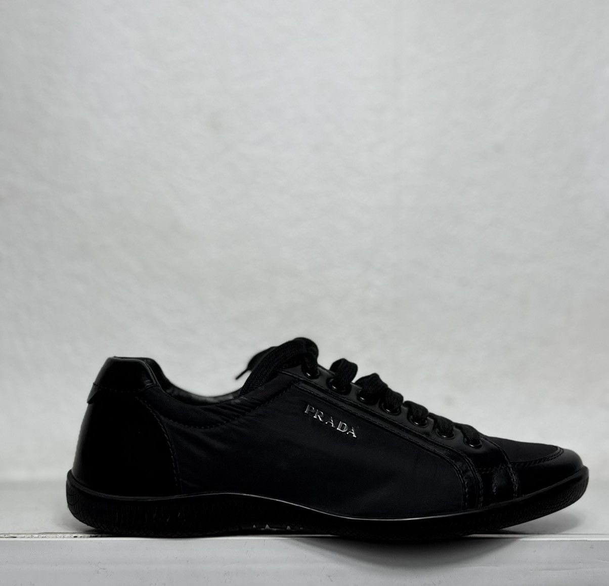 Prada Prada Women’s Black Sneakers Size 38 Loafers Size US 8 / IT 38 - 3 Thumbnail