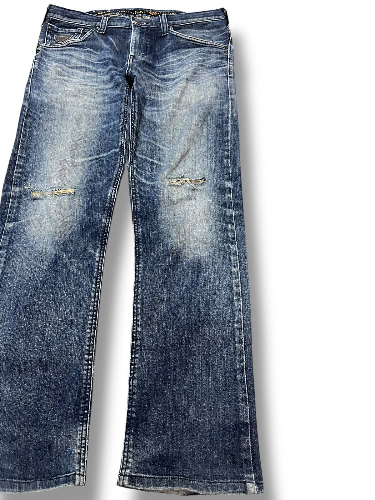Edwin Vintage Edwin Exclusive Vintage Arrowline Zipper Denim Size US 33 - 4 Thumbnail