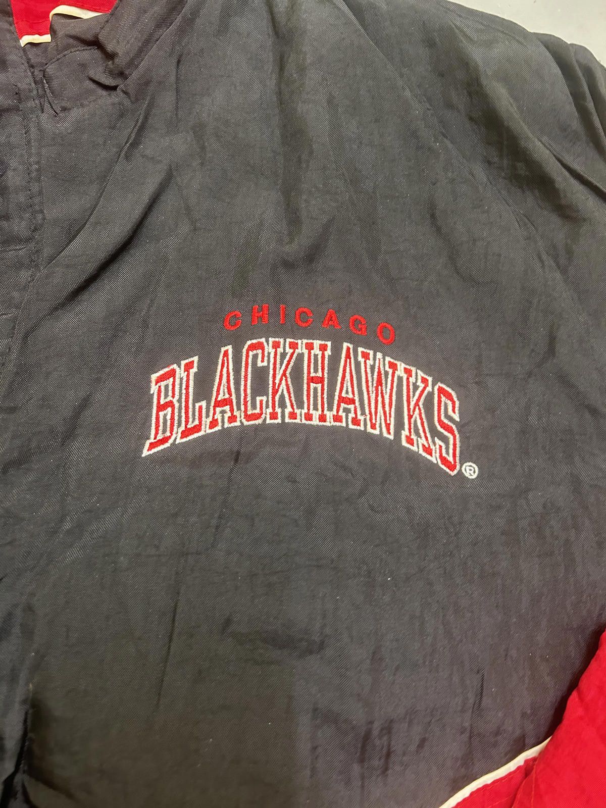 Starter Chicago Blackhawks Starter Vintage Jacket Size US XXL / EU 58 / 5 - 5 Thumbnail