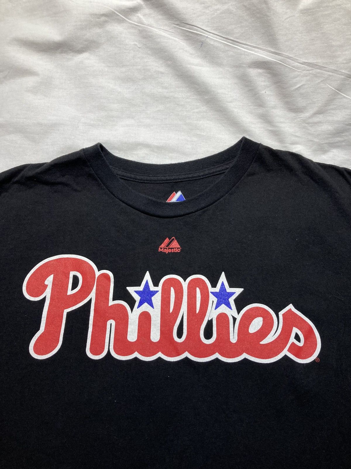 Majestic Philadelphia Phillies Cliff Lee Jersey Shirt, Men’s size XL Size US XL / EU 56 / 4 - 3 Thumbnail