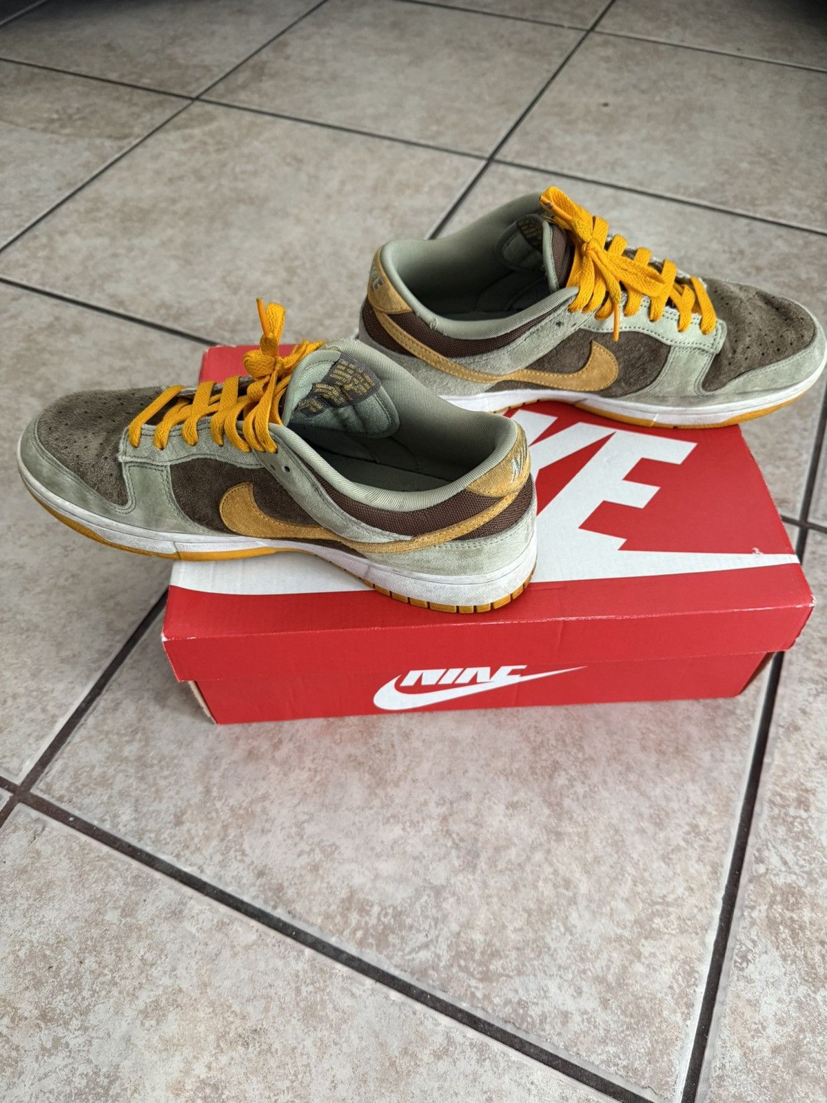 Nike Nike Dusty Olive Low Dunks Size US 9.5 / EU 42-43 - 3 Thumbnail