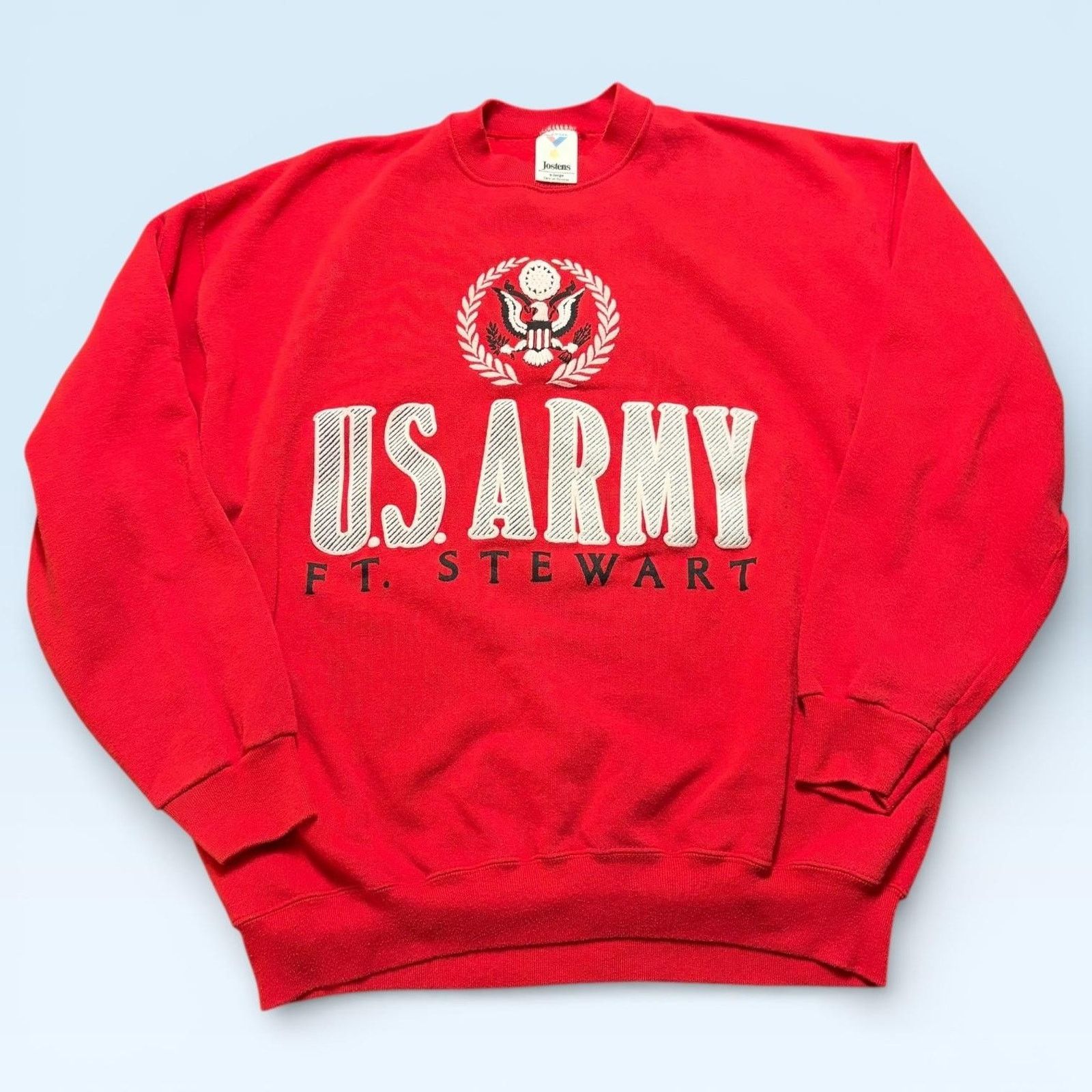 Vintage Vintage Jostens US Army Ft Stewart Sweatshirt Mens XL USA Size US XL / EU 56 / 4 - 1 Thumbnail