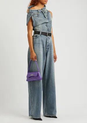 Balenciaga o1y0625 Denim Top in Blue Size S / US 4 / IT 40 - 5 Thumbnail
