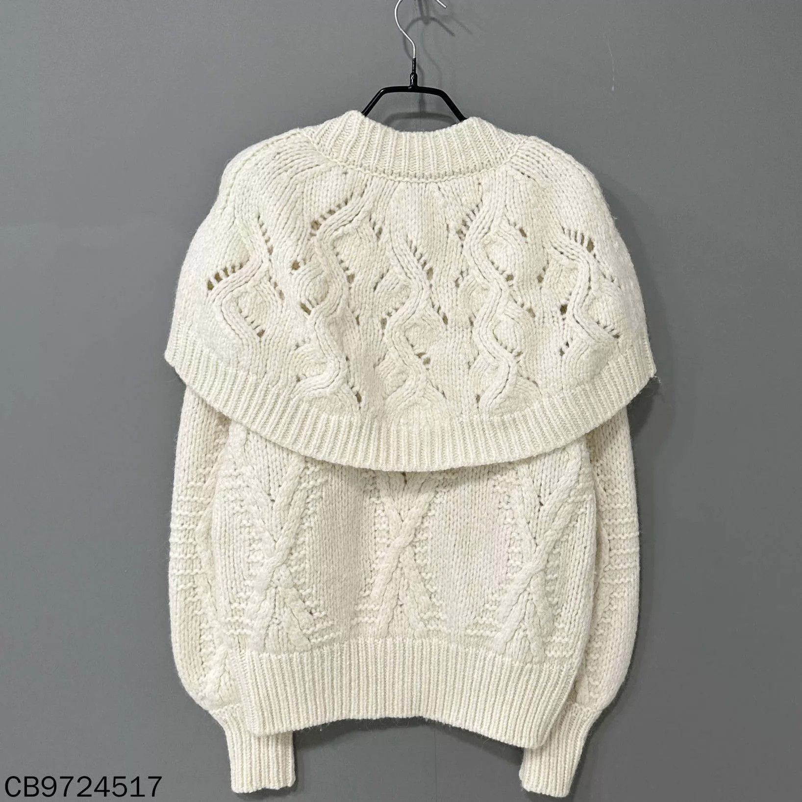 Chanel Chanel Women's Cream White Wool Duster Cardigan 38 99 New Size S / US 4 / IT 40 - 3 Thumbnail
