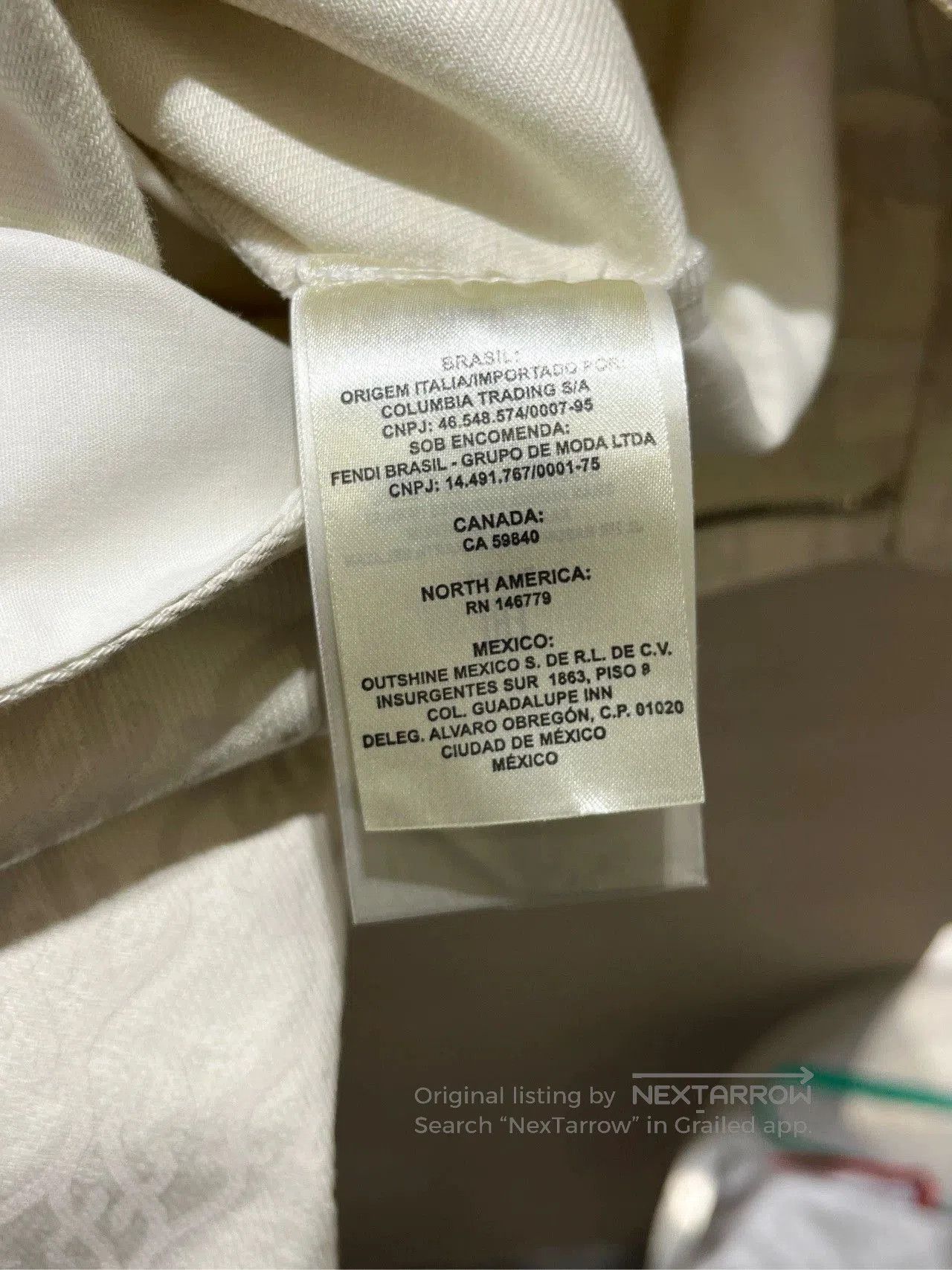 Fendi Fendi White Logo Print Pants. Size US 26 / EU 42 - 8 Thumbnail