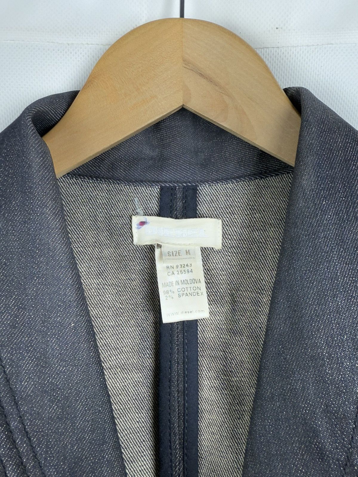 Diesel × Vintage Diesel Ladies Denim Blazer Jacket Size M Size M / US 6-8 / IT 42-44 - 10 Thumbnail