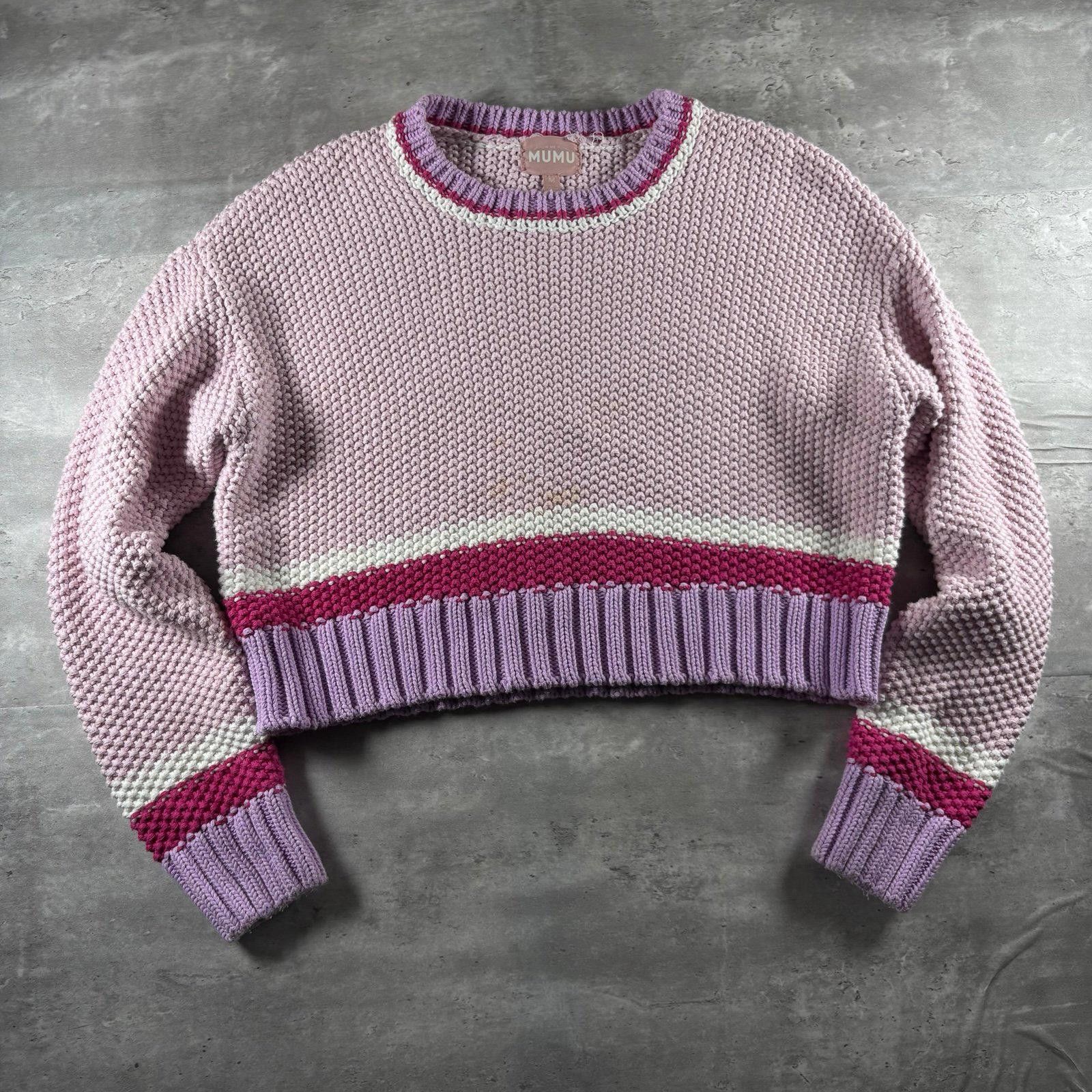 Muubaa Pink MUMU knit sweater Size M / US 6-8 / IT 42-44 - 1 Thumbnail