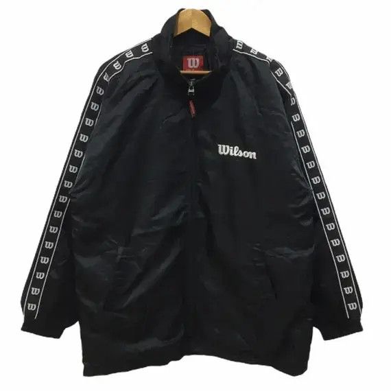 Wilson WILSON Sweater Zipped Jacket Windbreaker Logo Sportswear Size US L / EU 52-54 / 3 - 1 Thumbnail