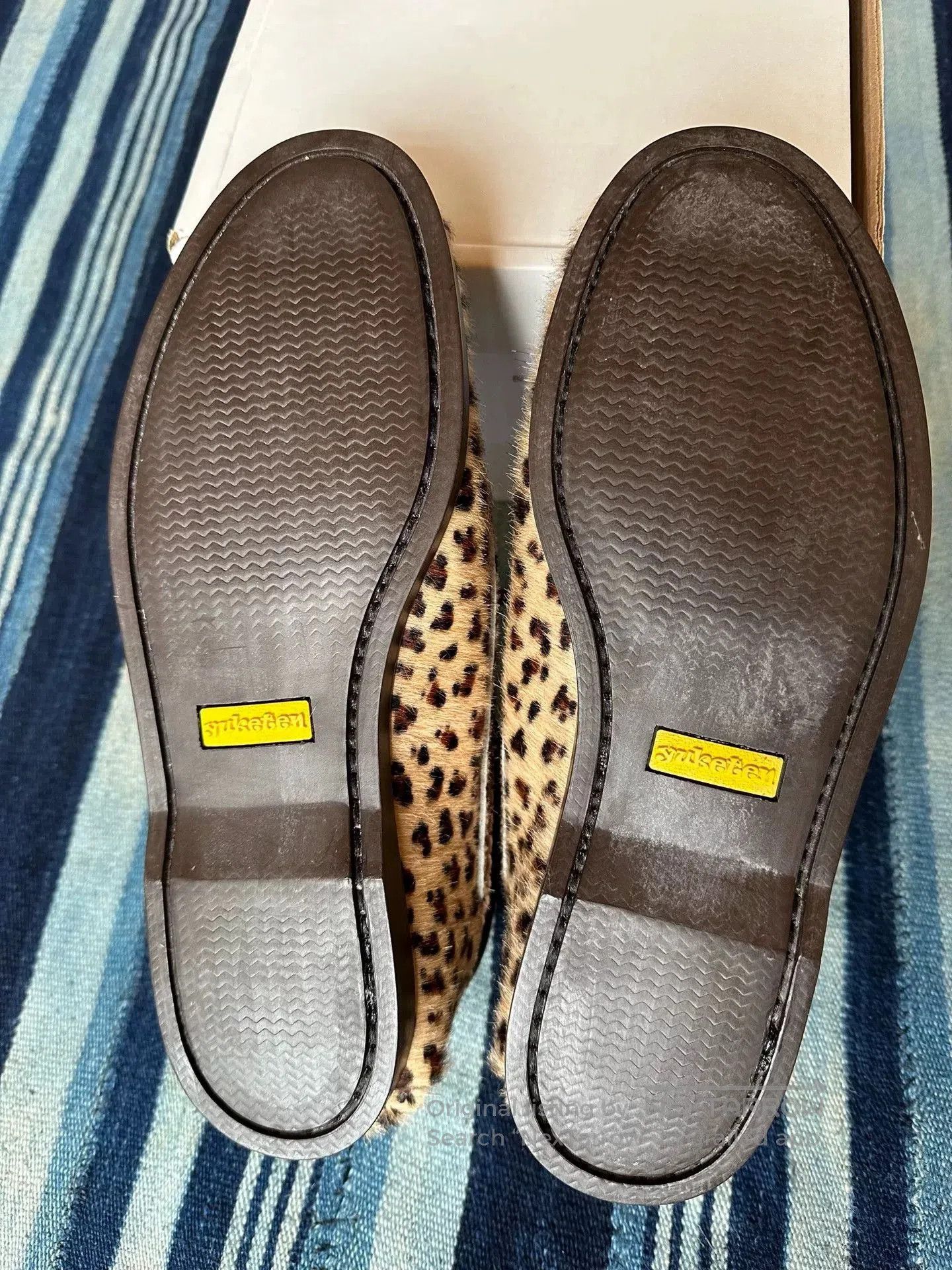 Yuketen Yuketen Blucher Kiltie Boat Sole Leopard. Size US 6 / EU 39 - 6 Thumbnail
