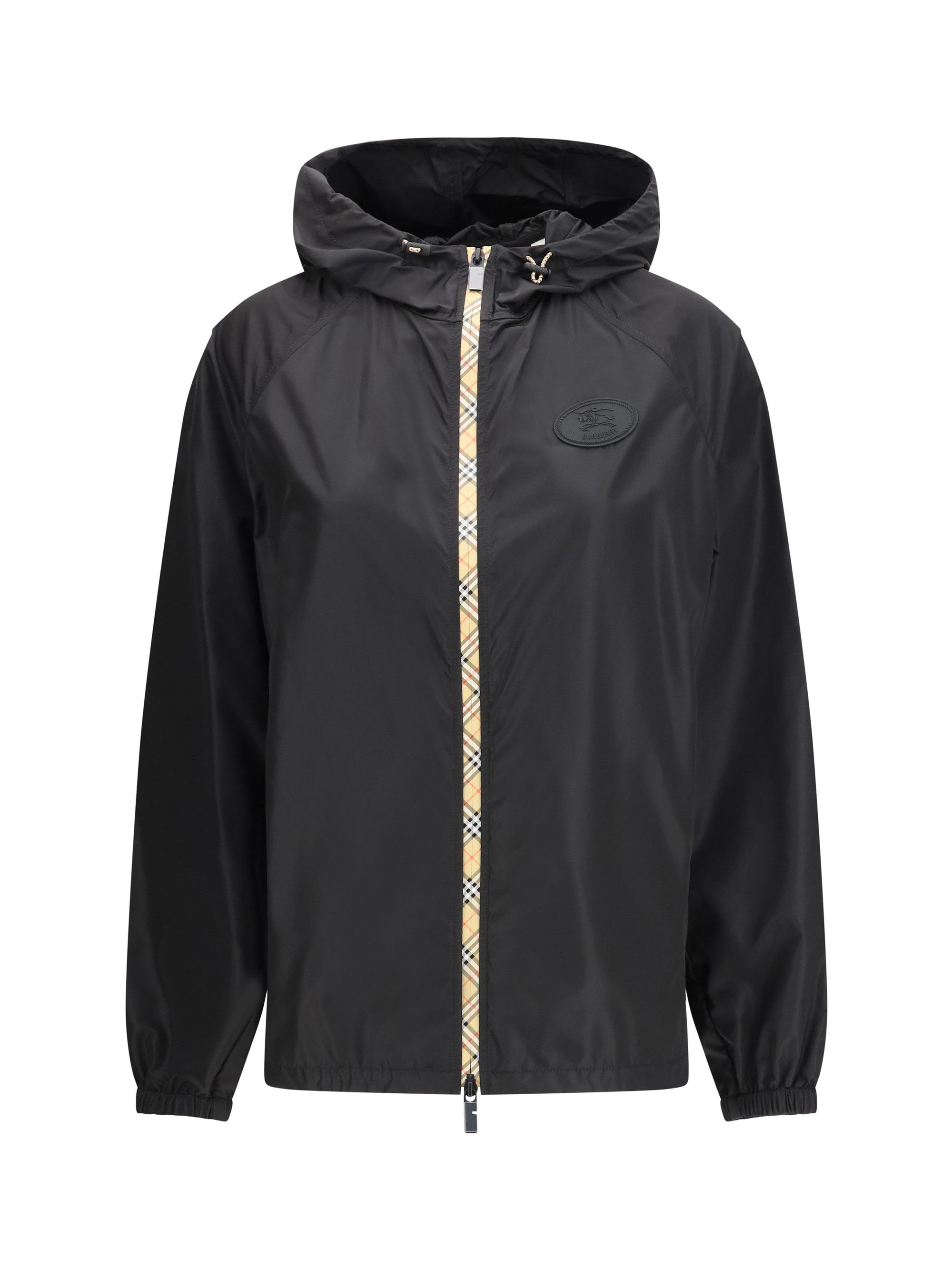 Burberry Check Hooded Nylon Jacket Size XL / US 12-14 / IT 48-50 - 1 Thumbnail