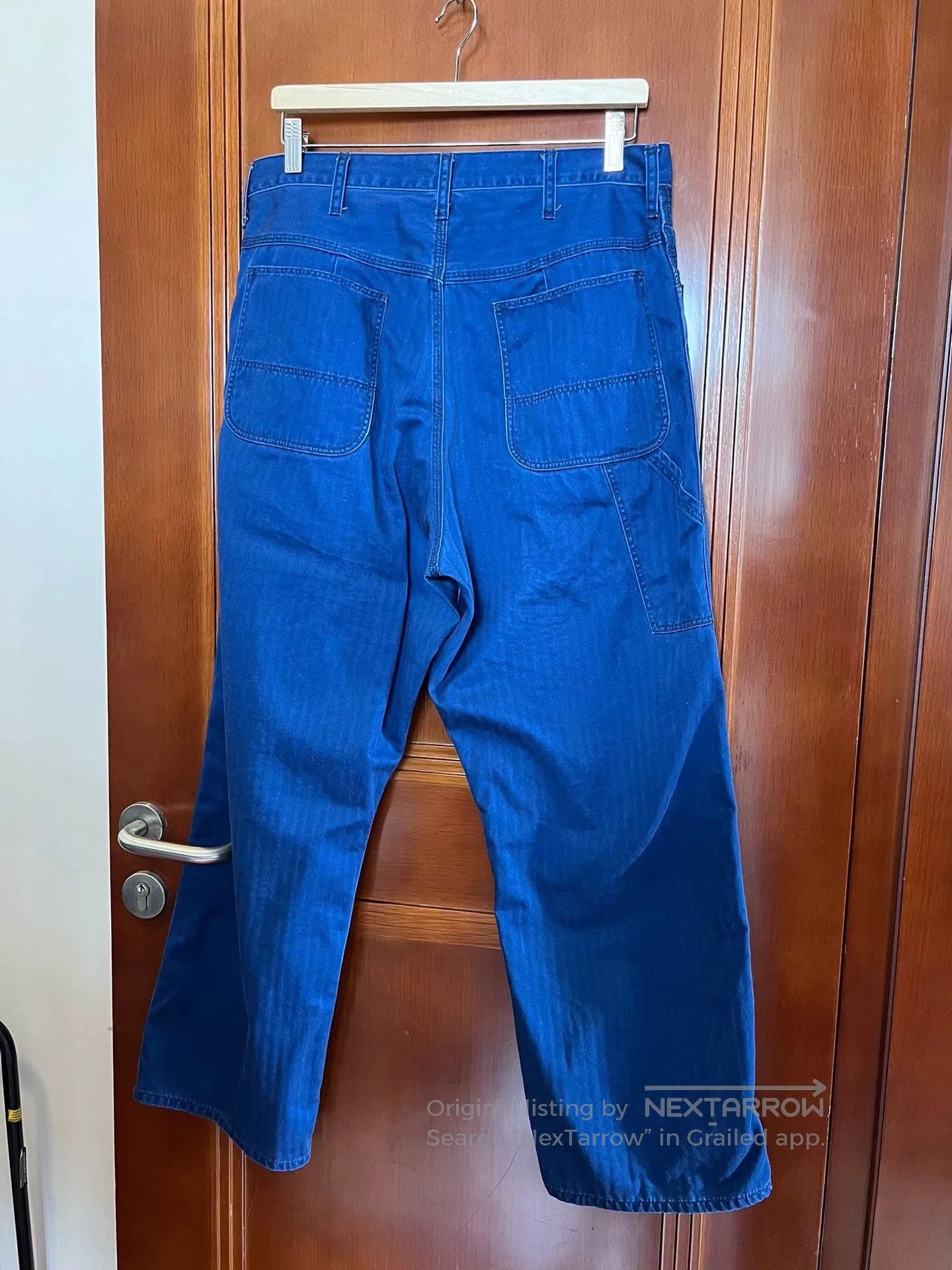 Beams Plus Beams Plus Blue Dyed Slim Fit Trousers. Size US 28 / EU 44 - 2 Thumbnail