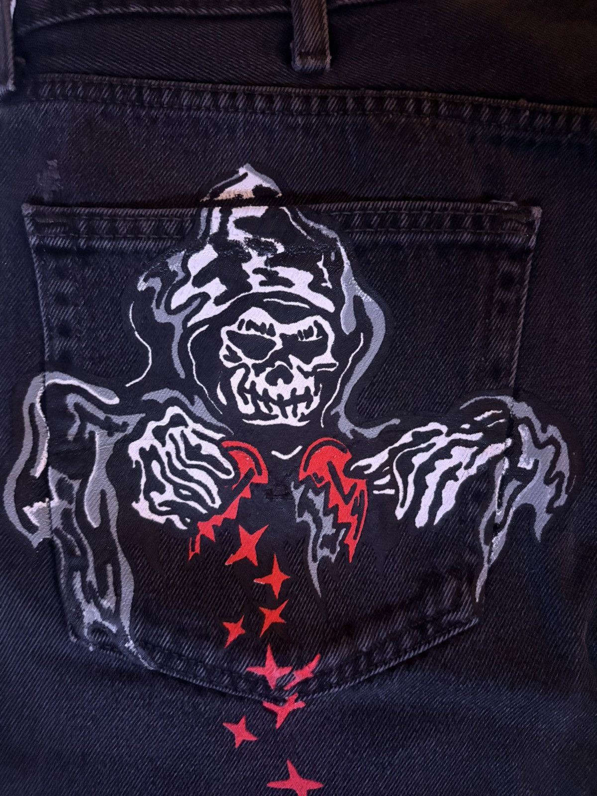 Warren Lotas Warren Lotas Torn Heart vintage levi’s denim Size US 38 / EU 54 - 1 Thumbnail