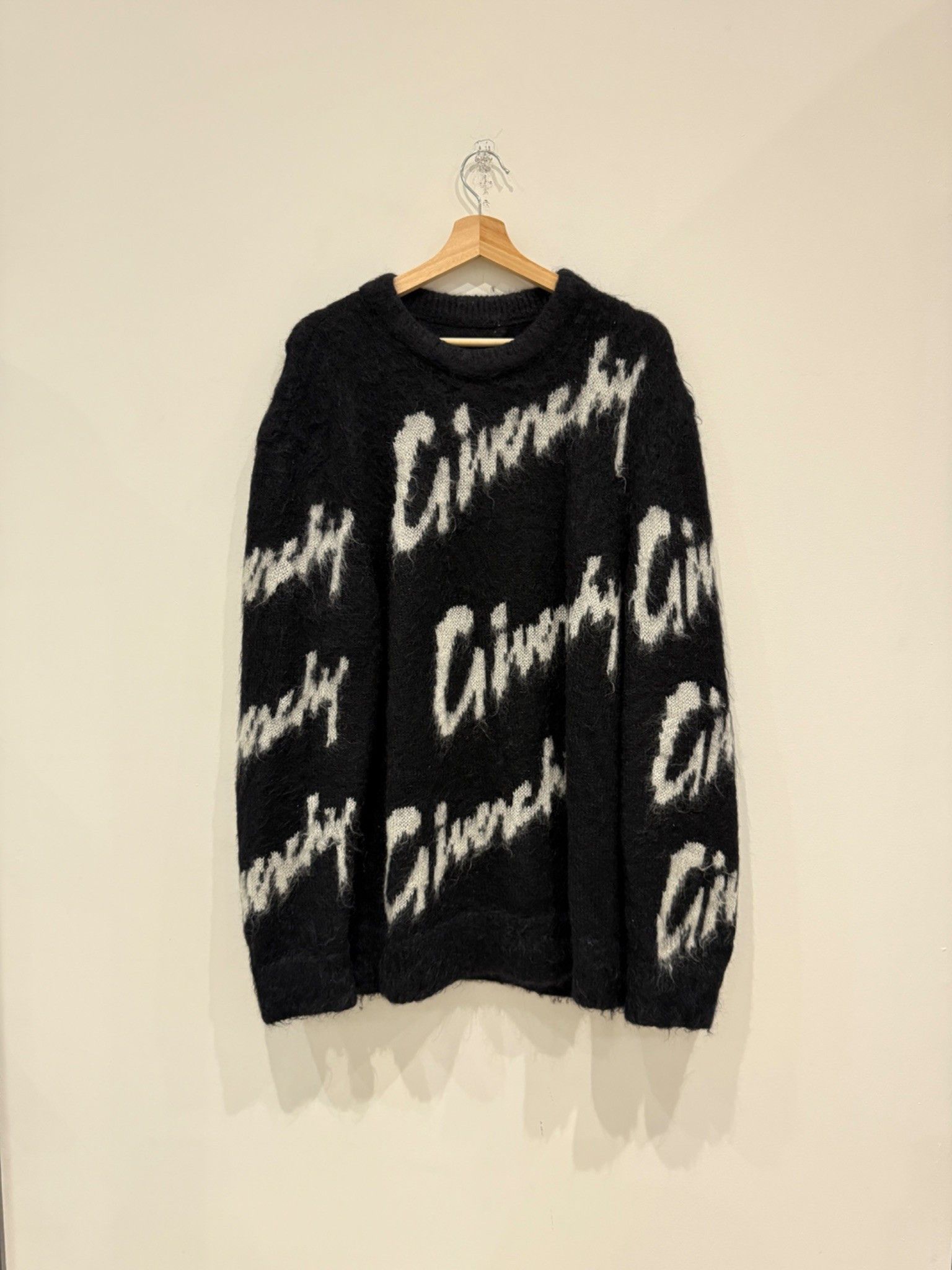 Givenchy Givenchy Mohair and Wool Intarsia Sweater Size US XL / EU 56 / 4 - 1 Thumbnail