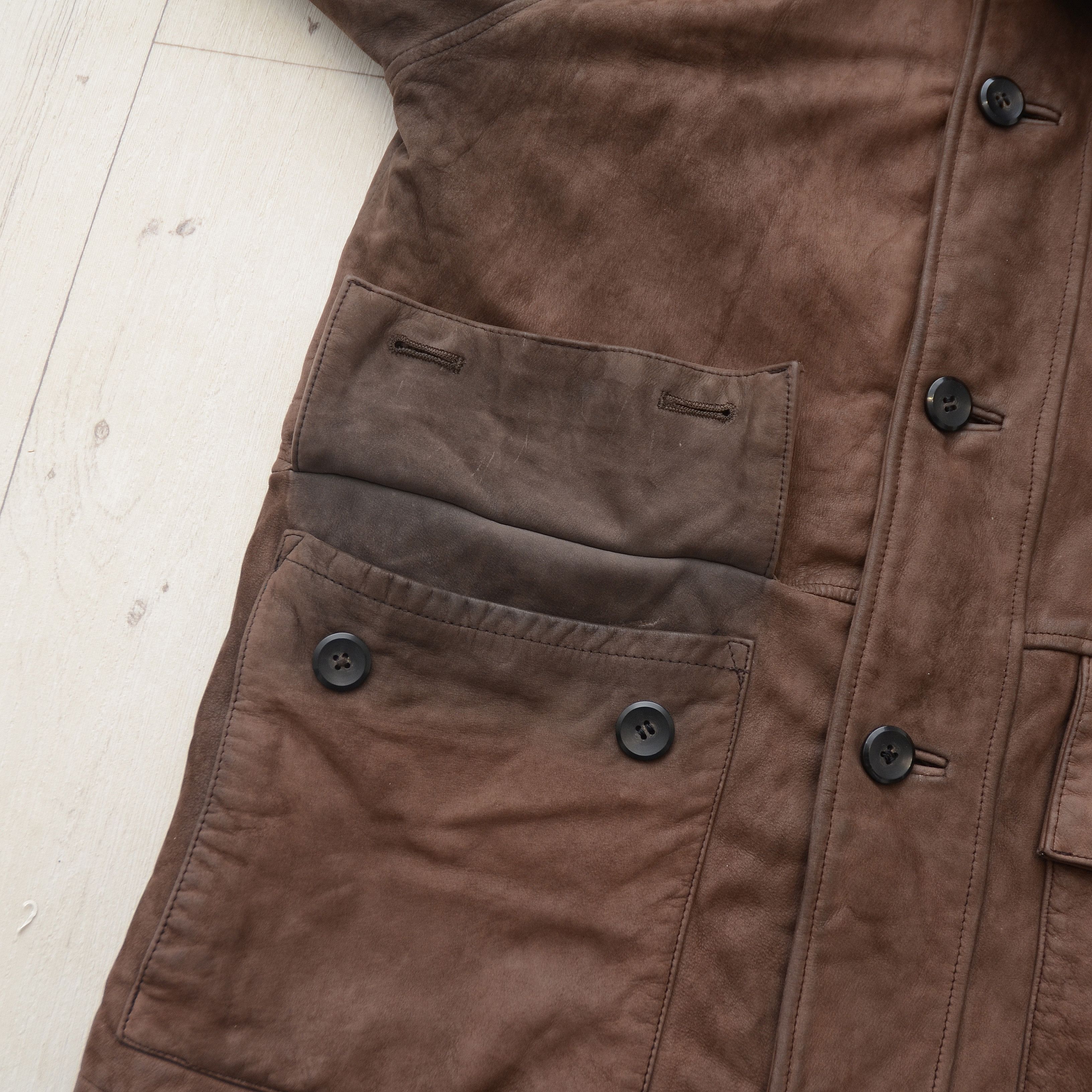 Timberland Vintage Y2K 2001 Timberland Brown Purple Leather Jacket S Size US S / EU 44-46 / 1 - 10 Thumbnail