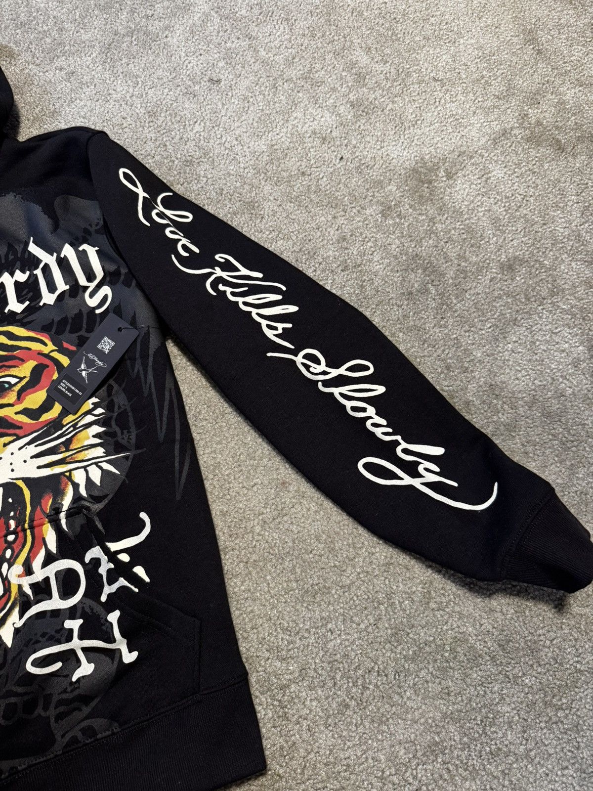 Ed Hardy Mens Hoodie Ed Hardy Black Size US S / EU 44-46 / 1 - 11 Thumbnail