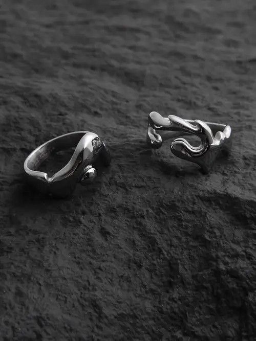 Japanese Brand Retro punk rings Size ONE SIZE - 4 Thumbnail