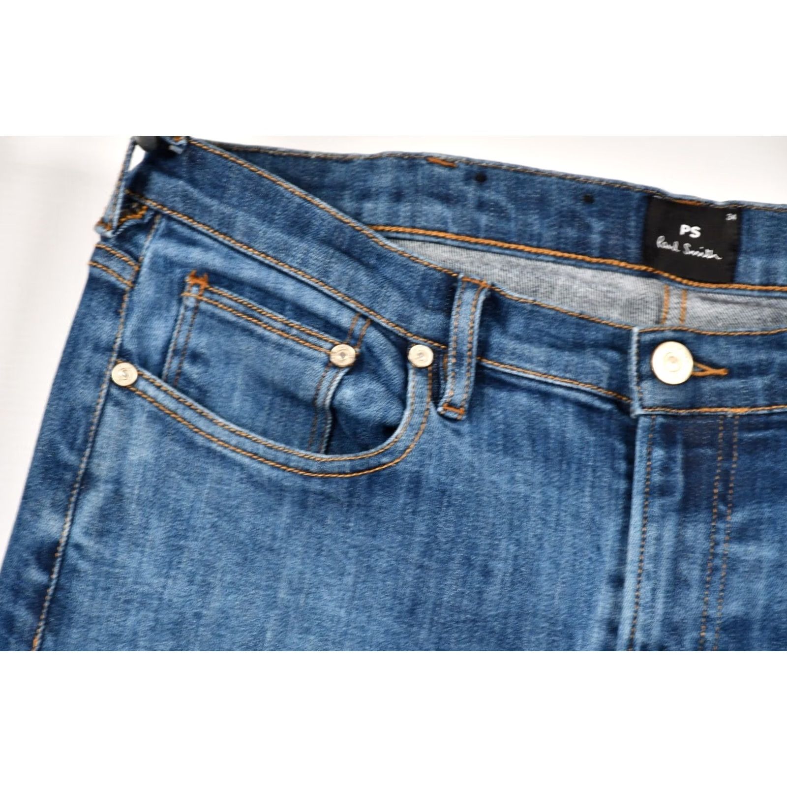 Paul Smith PAUL SMITH Jeans Slim Fit 34R Men Slim Denim Blue 5-Pocket Jea Size US 34 / EU 50 - 4 Thumbnail