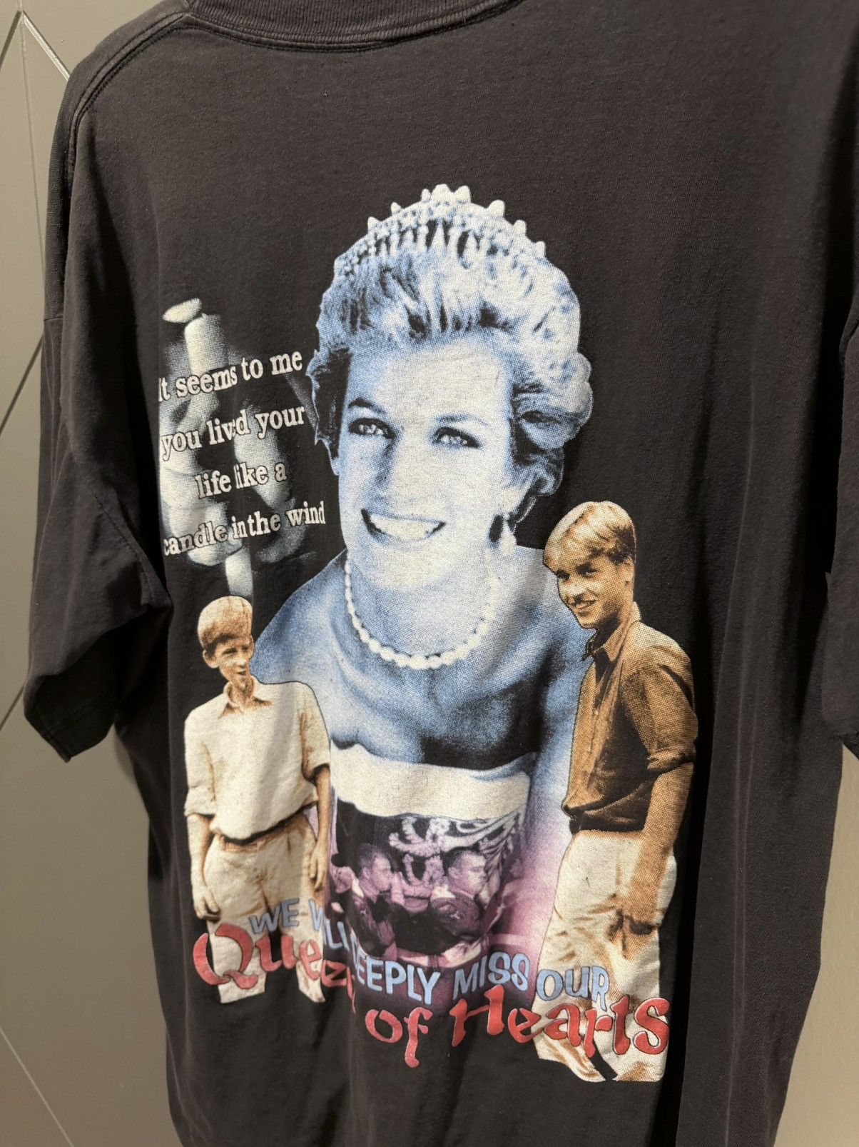 Vintage Vintage 90’s Princess Diana Rap Tee Size US XL / EU 56 / 4 - 4 Thumbnail