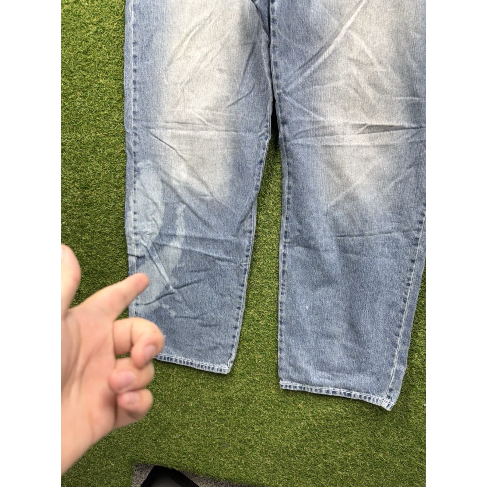 Enyce Enyce Jeans 44x33 Mens Wide Leg Baggy Hip Hop Skater JNCO Casual 2000s 90s Y2K Size US 44 / EU 60 - 3 Thumbnail