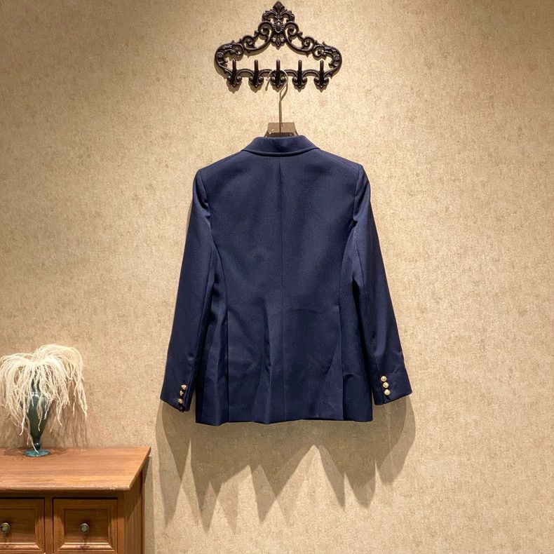 Louis Vuitton Louis Vuitton Midnight blue embroidered logo blazer jacket Size US XS / EU 42 / 0 - 2 Thumbnail