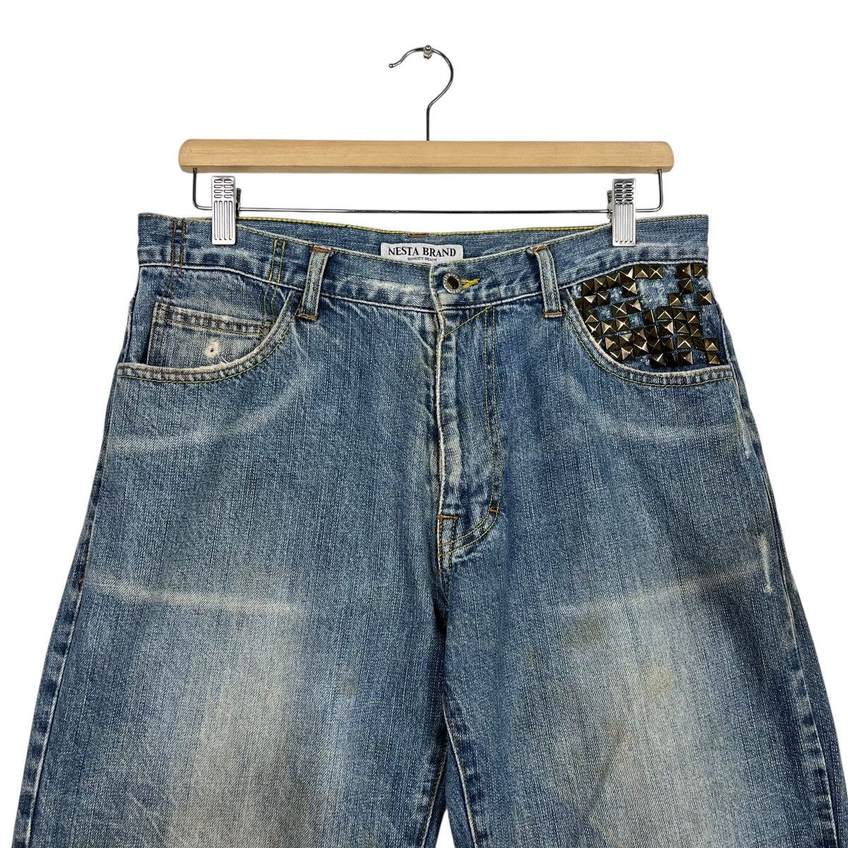 Japanese Brand Vintage Nesta Brand Denim Jeans Size US 32 / EU 48 - 2 Thumbnail