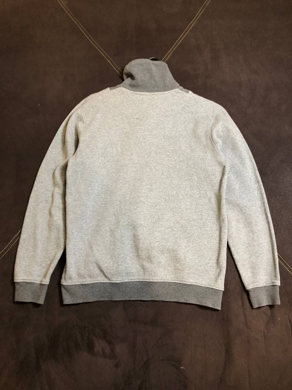Fred Perry Fred Perry M6258 Sweatshirt Men's Gray Melange Scarf Logo Size US L / EU 52-54 / 3 - 12 Thumbnail