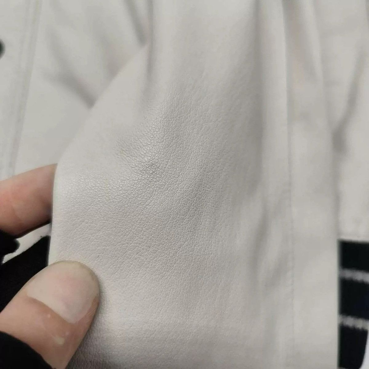 Dior Dior Homme 05ss White Lambskin Three Wolf Leather Jacket Size US M / EU 48-50 / 2 - 11 Thumbnail