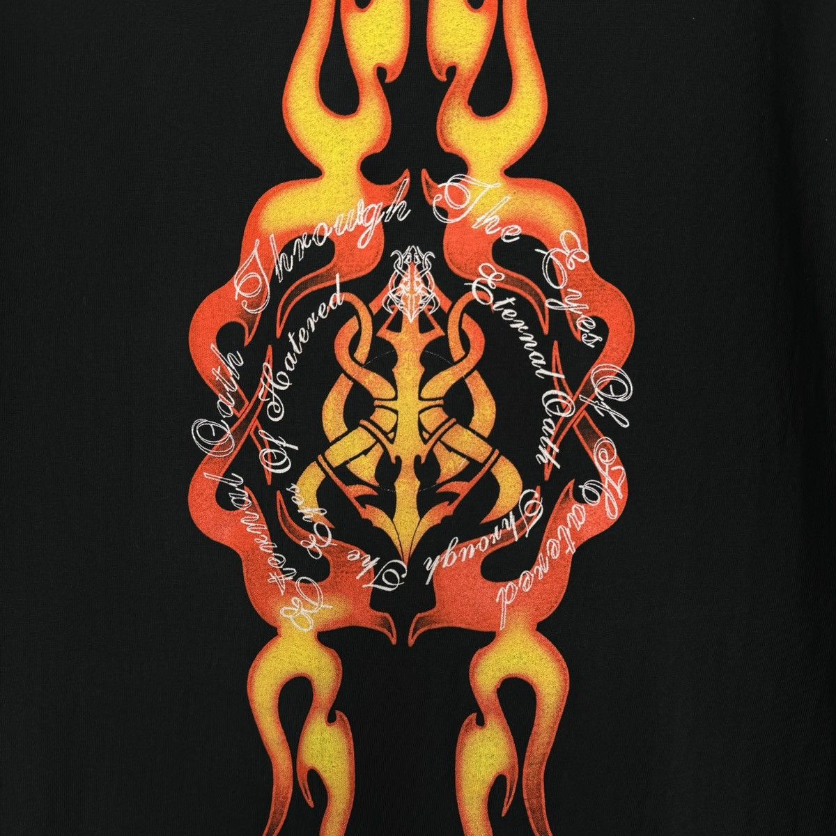 Band Tees Vintage 1999 Eternal Oath Through The Eyes Of Hatred T Shirt Size US XL / EU 56 / 4 - 5 Thumbnail