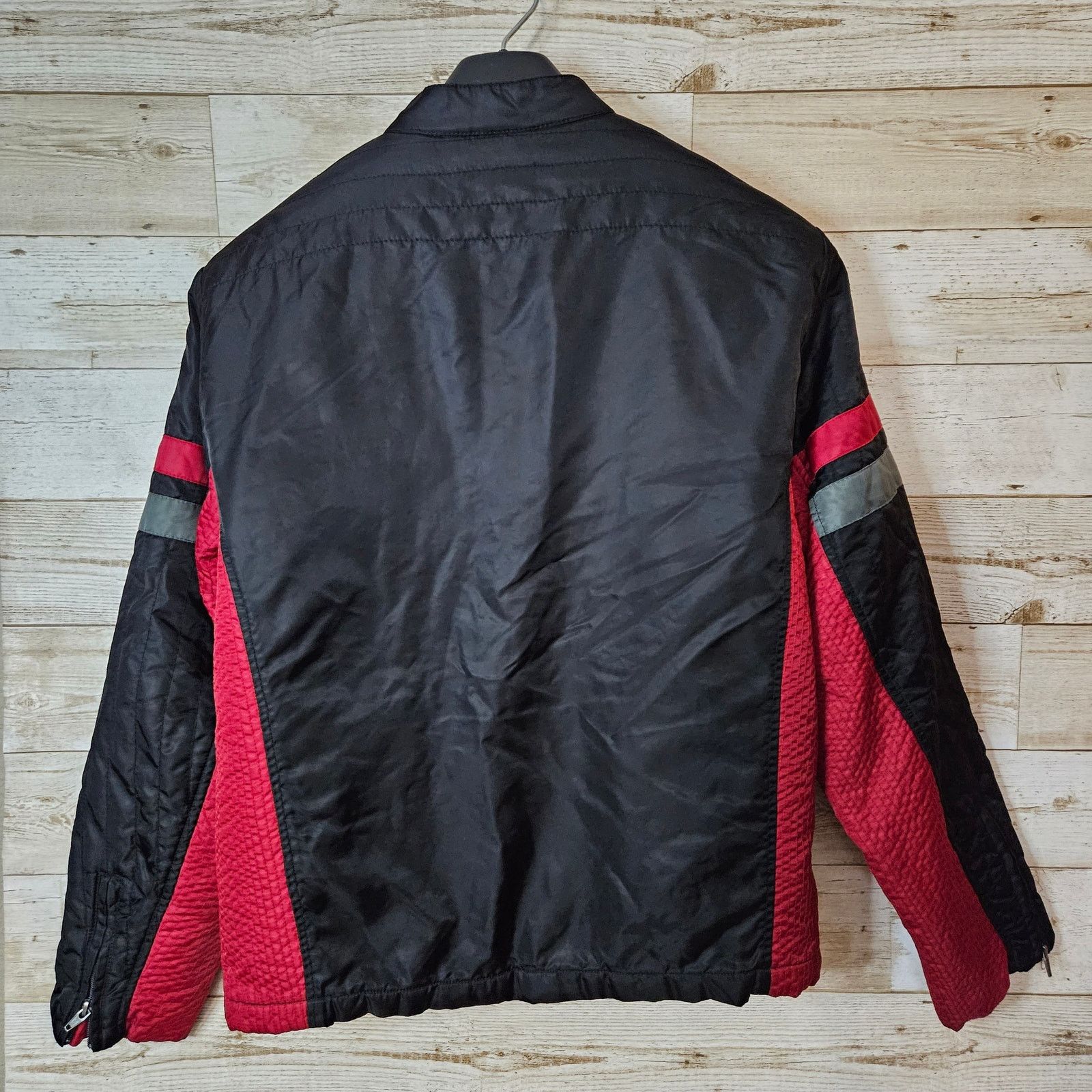 BKE Quilted Moto Bomber Jacket Y2K Quilted Biker
