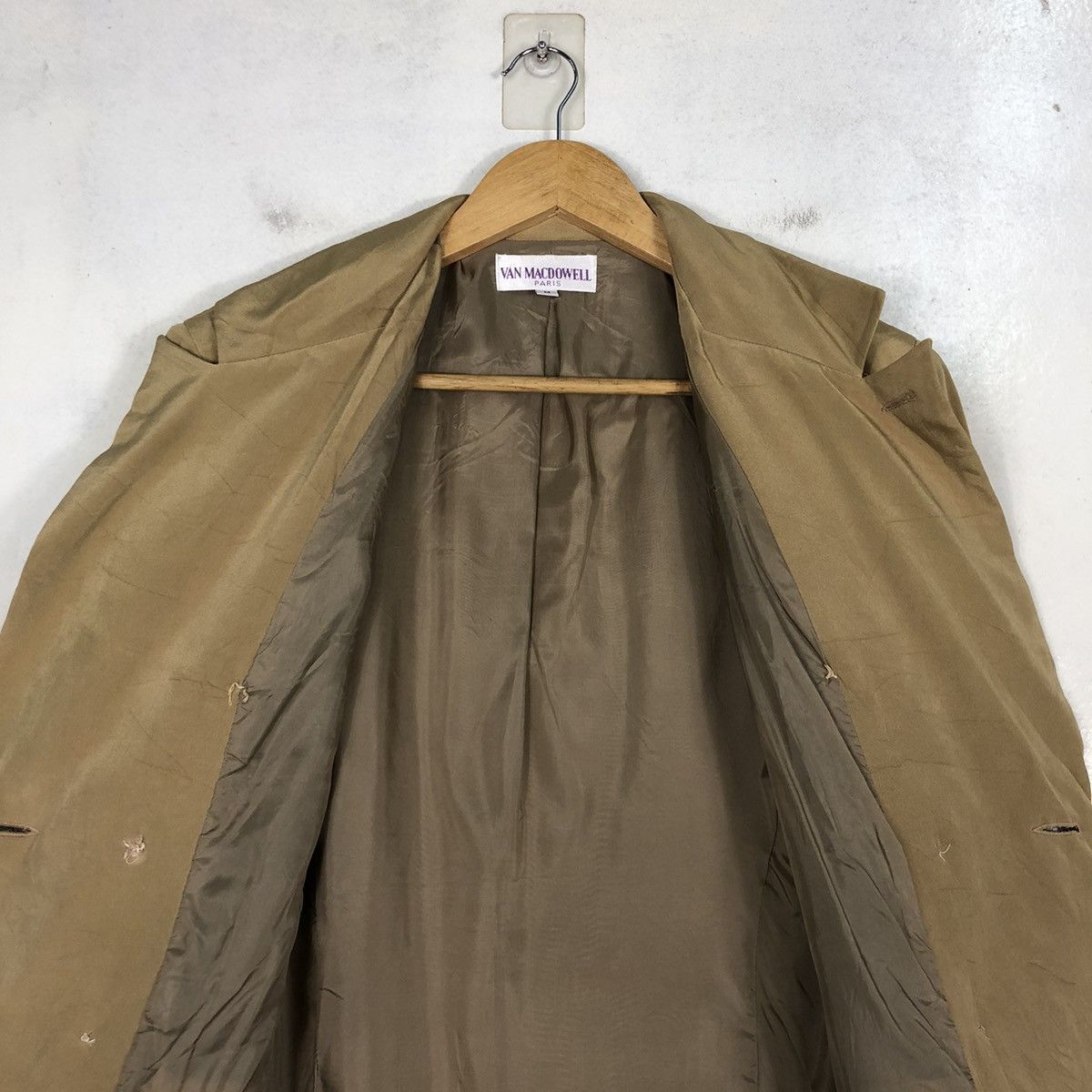 Other Van Macdowell Paris Double Breasted Overcoat Size US M / EU 48-50 / 2 - 12 Thumbnail