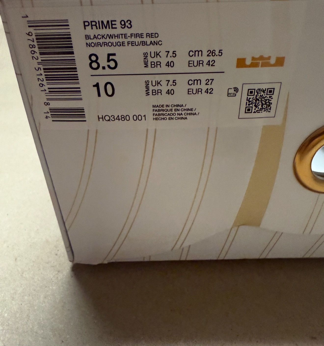 Nike Lebron 21 Prime 93’ Deion Sanders men’s shoes size 8.5 NEW! Size US 8.5 / EU 41-42 - 6 Thumbnail