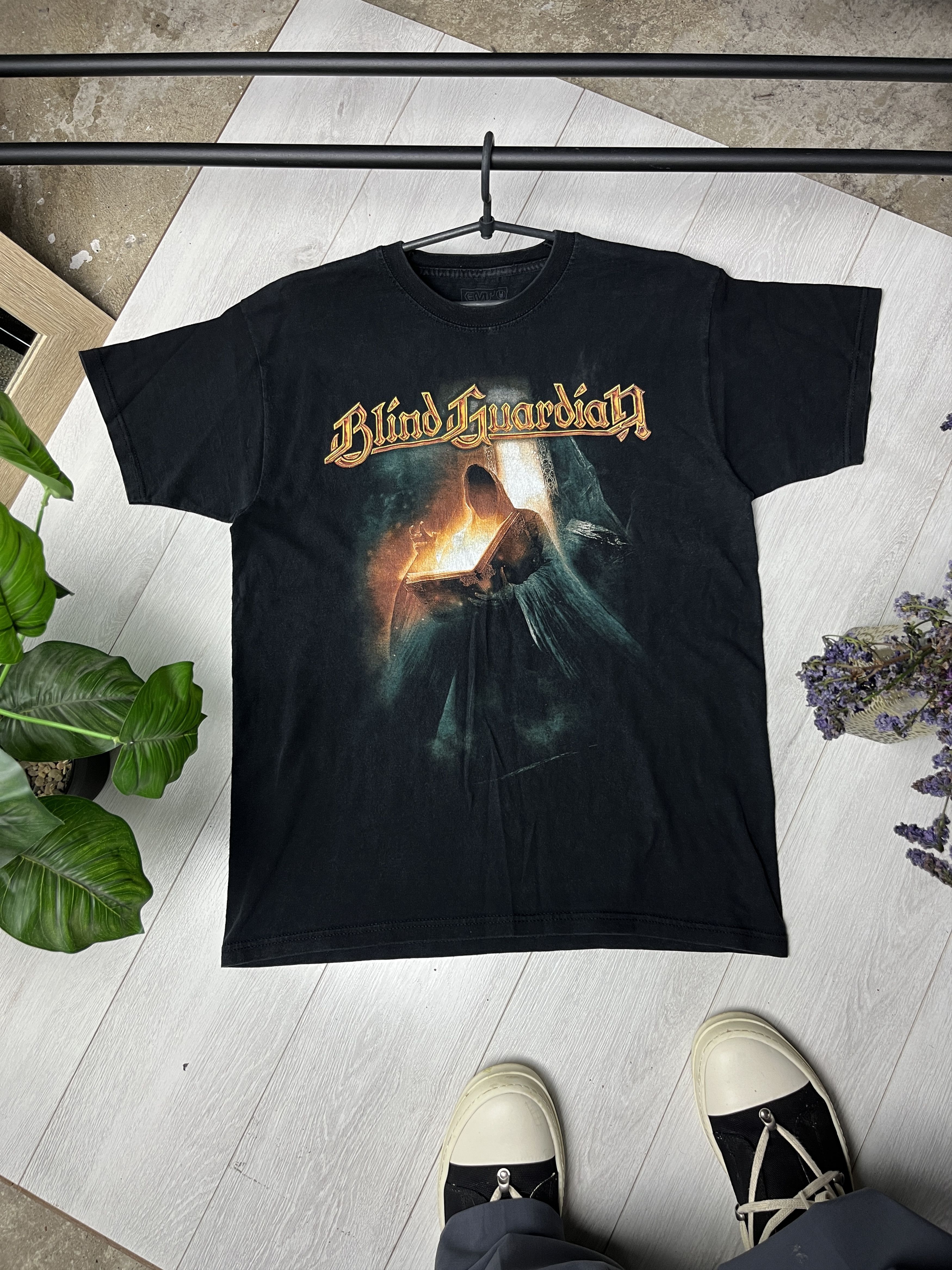 Vintage 2000s BLIND GUARDIAN DOUBLE SIDED GRAPHIC TEE - № 878 Size US L / EU 52-54 / 3 - 1 Thumbnail