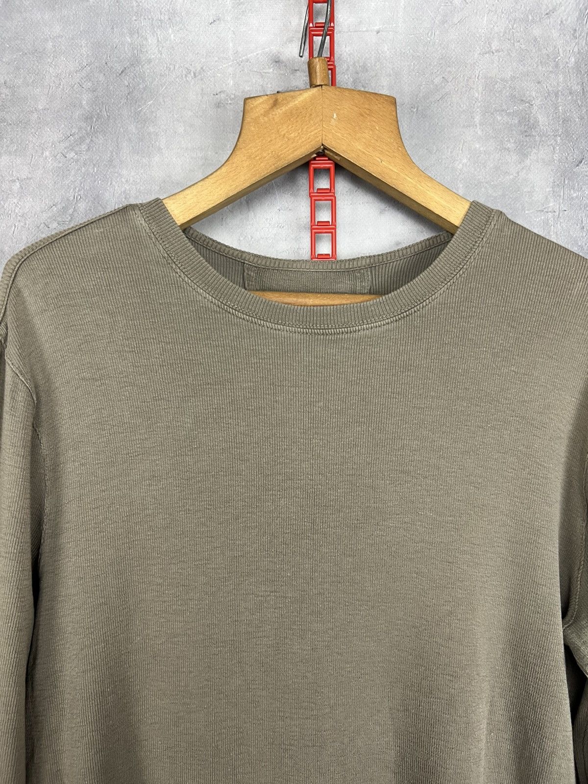 Helmut Lang helmut lang Olive Green long sleeve S Size US 36 / EU 52 - 7 Thumbnail