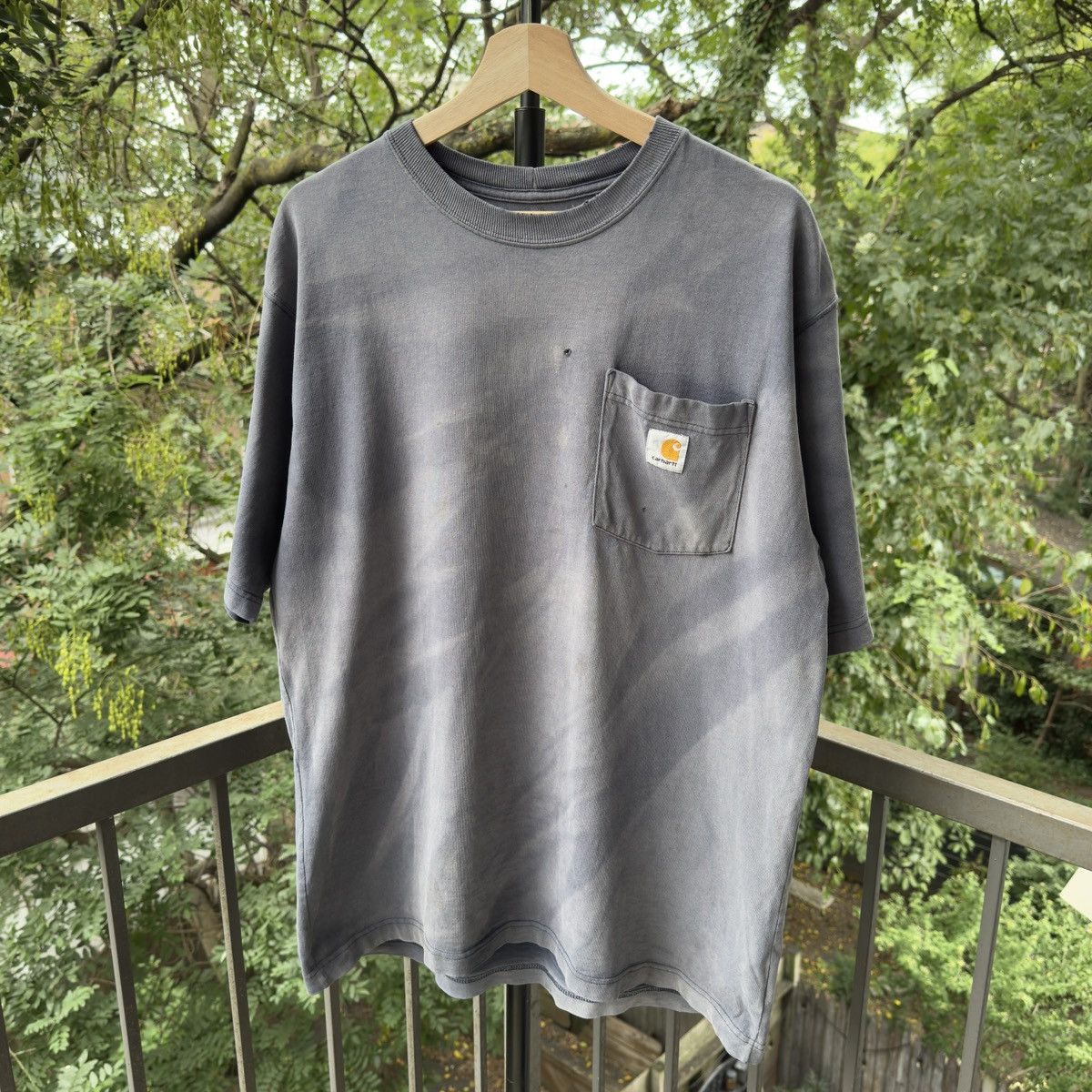 Carhartt Carhartt Thrashed Faded Dirty Distressed Shirt ERD Grunge Size US M / EU 48-50 / 2 - 1 Thumbnail