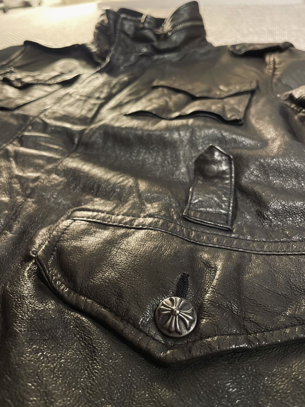Japanese Brand × Vintage 291295 HOMME 4 POCKETS PIG LEATHER JACKET Size US M / EU 48-50 / 2 - 3 Thumbnail