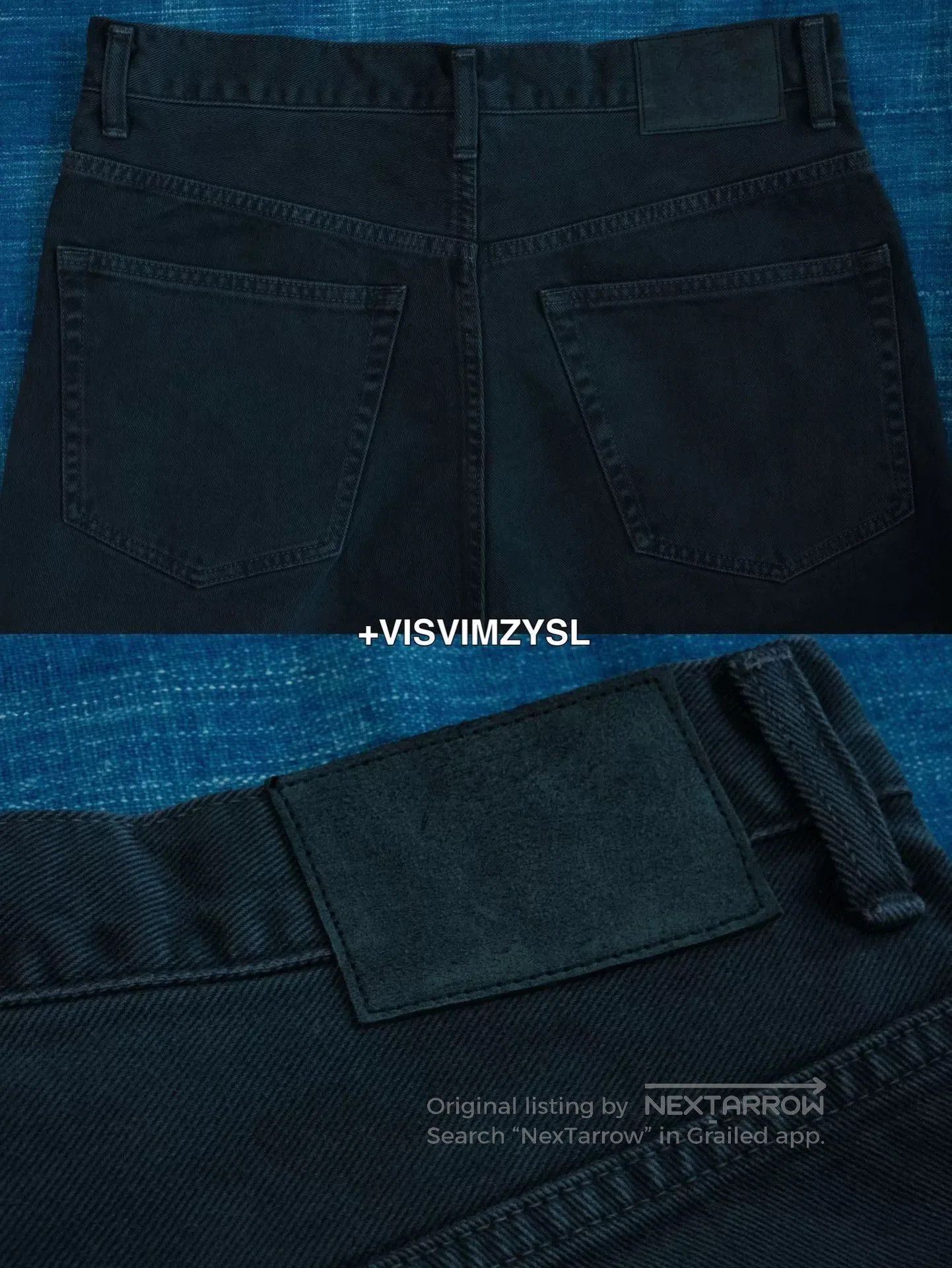 Vuja De vujade009 drop3 water-washed baggy jeans. Size 27" / US 4 / IT 40 - 3 Thumbnail