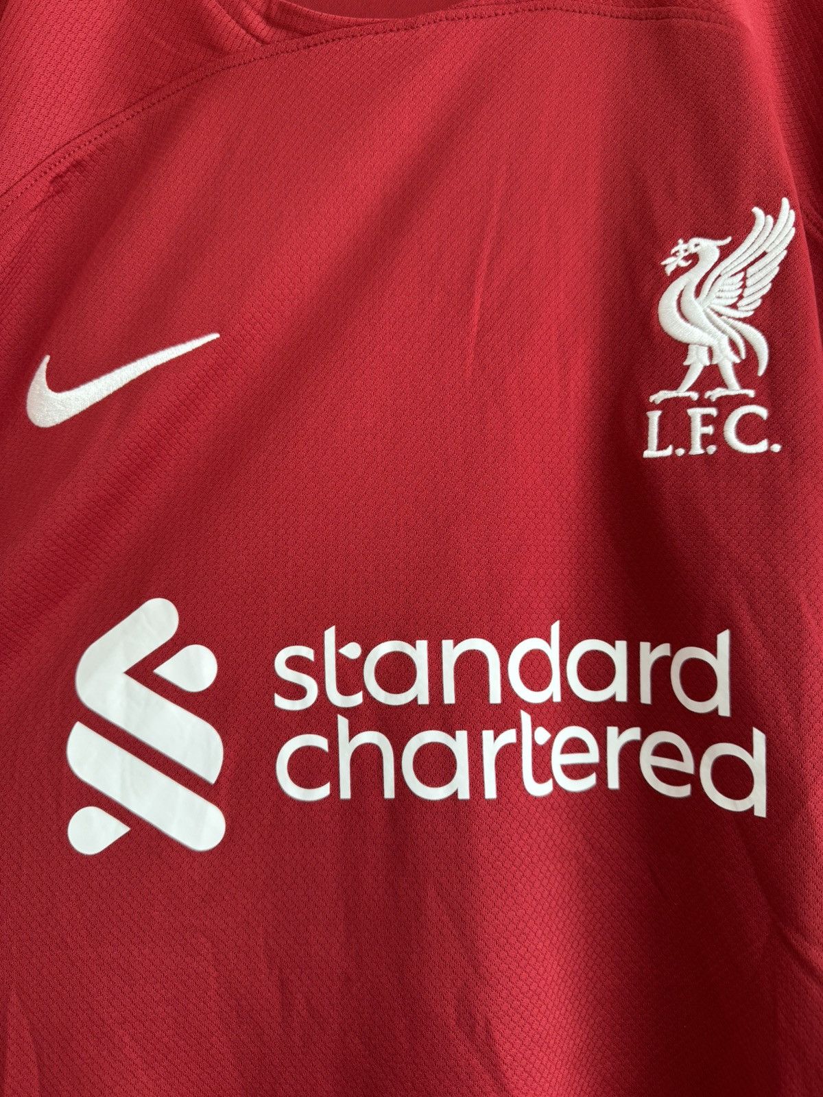 Nike Liverpool 2022-2023 Home Soccer Jersey Football Kit Shirt Size US XXL / EU 58 / 5 - 6 Thumbnail