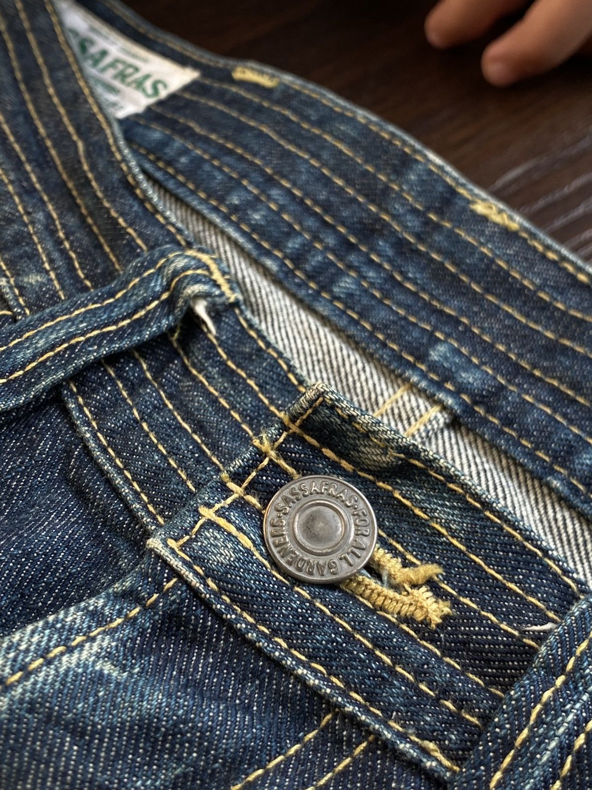 Sassafras SASSAFARAS FALL LEAF SPARAY GARDENERS DENIM 13.05oz Size US 30 / EU 46 - 10 Thumbnail