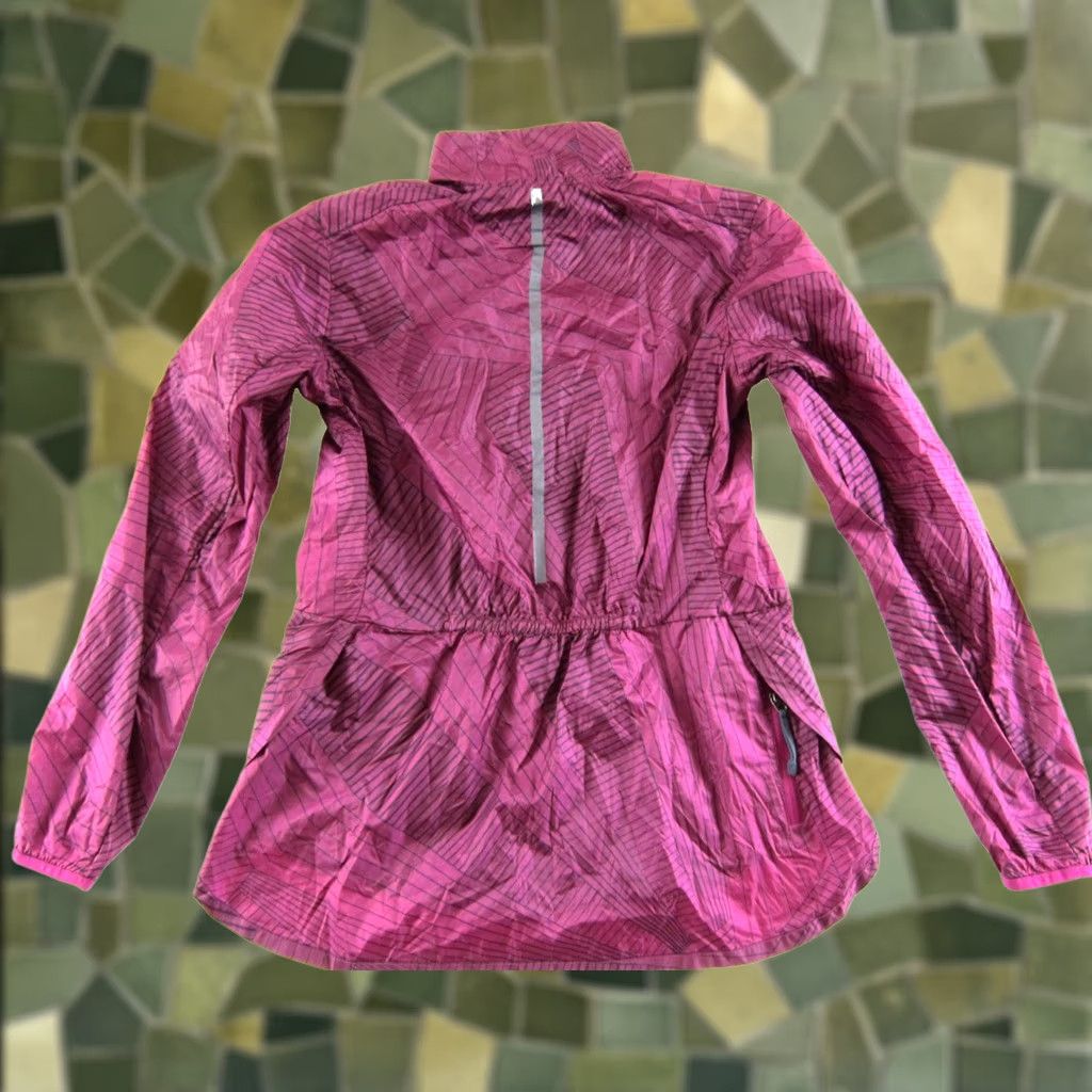 Brooks Brooks Run Happy Pink Grey Abstract Lightweight Windbreaker Jacket Women Small Size S / US 4 / IT 40 - 1 Thumbnail